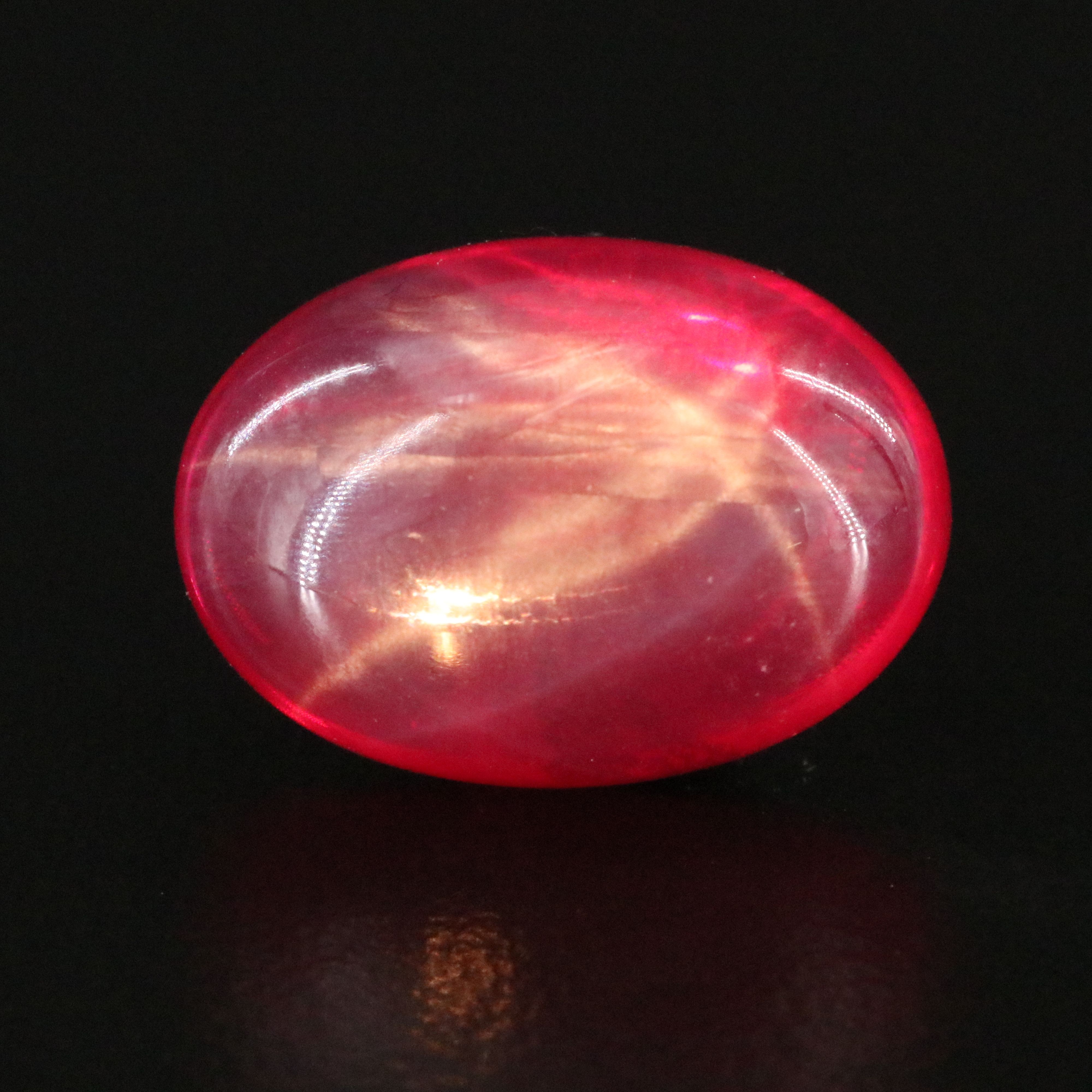 Loose 8.70 CT Lab Grown Star Ruby