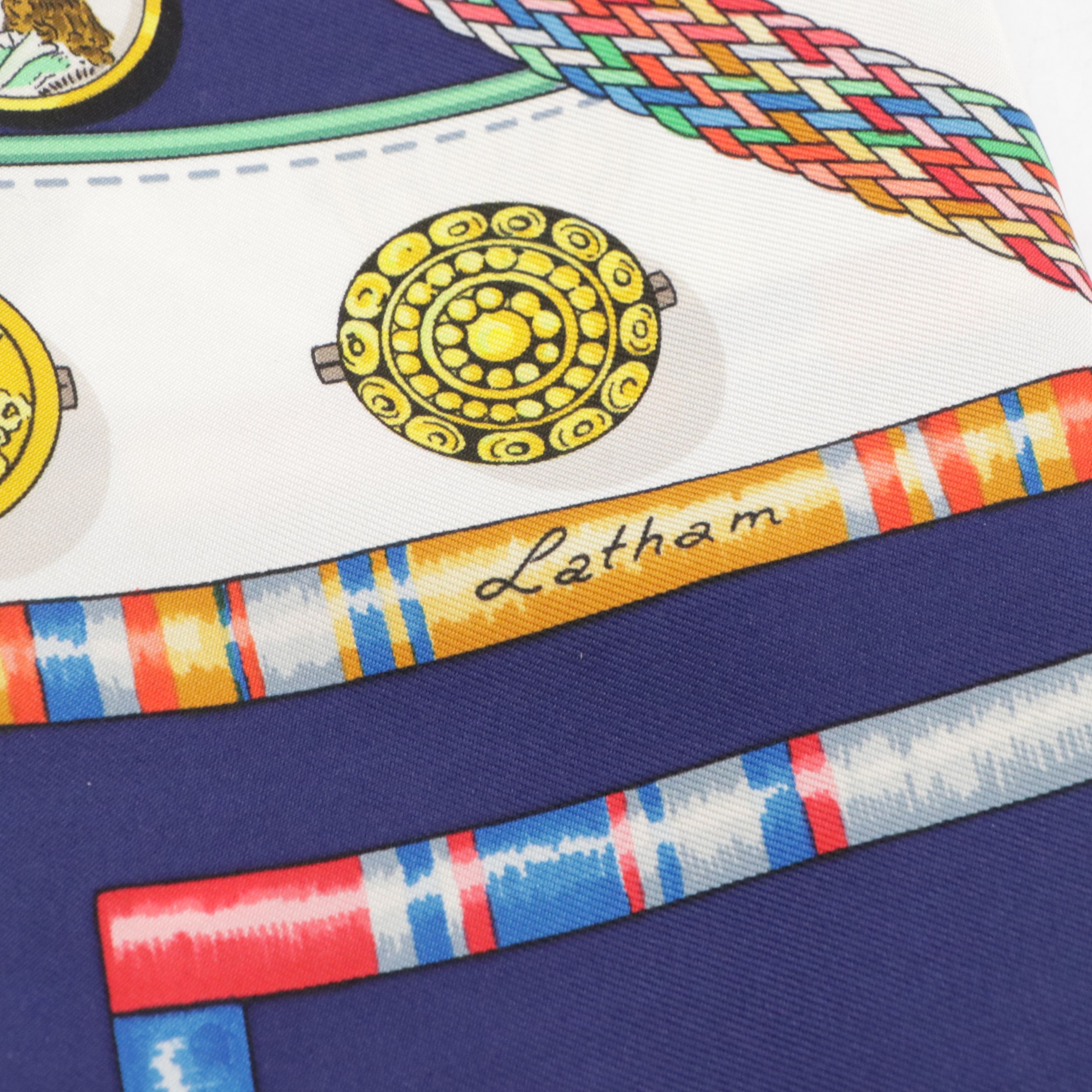 Hermès "Petite Main" Silk Twill Scarf 90