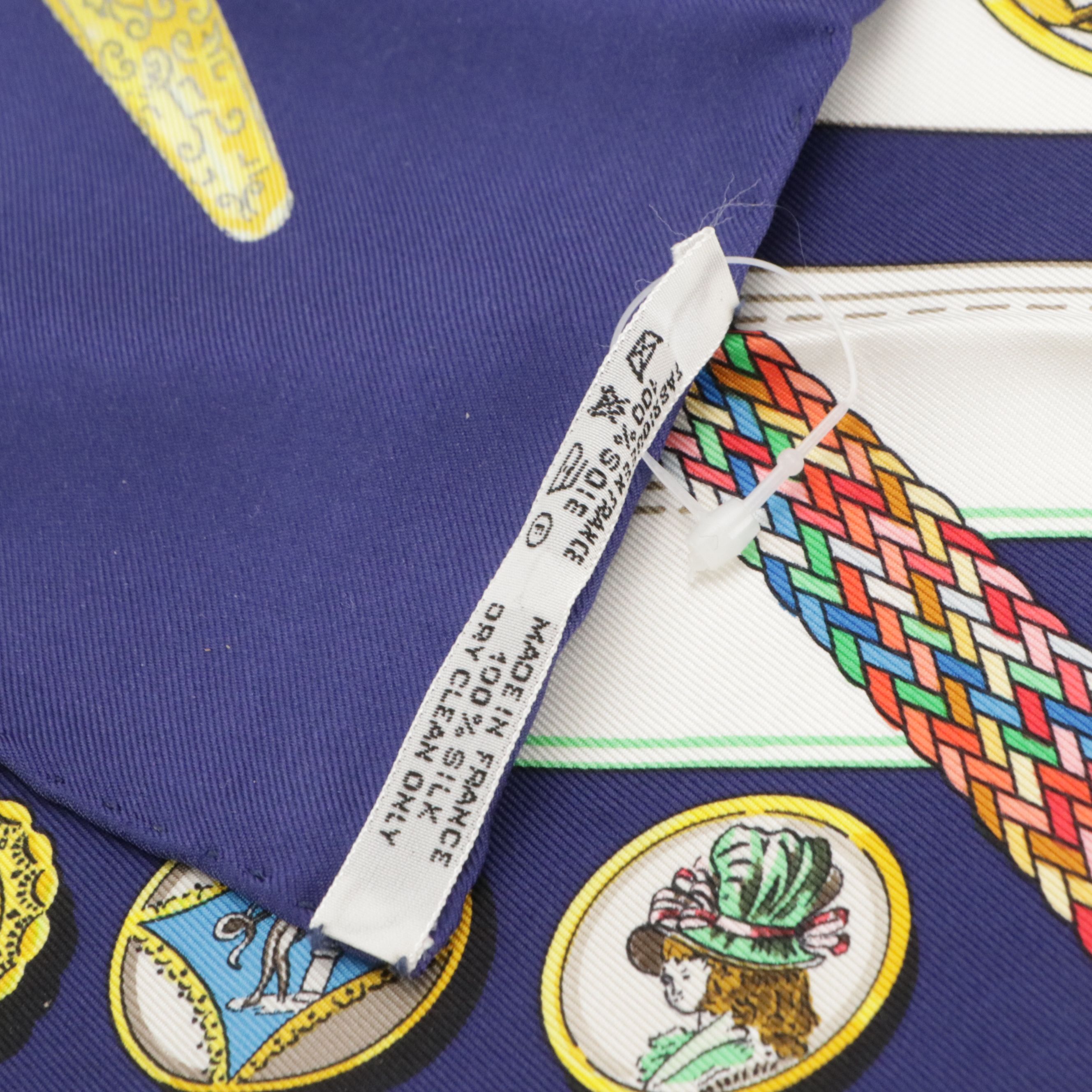 Hermès "Petite Main" Silk Twill Scarf 90