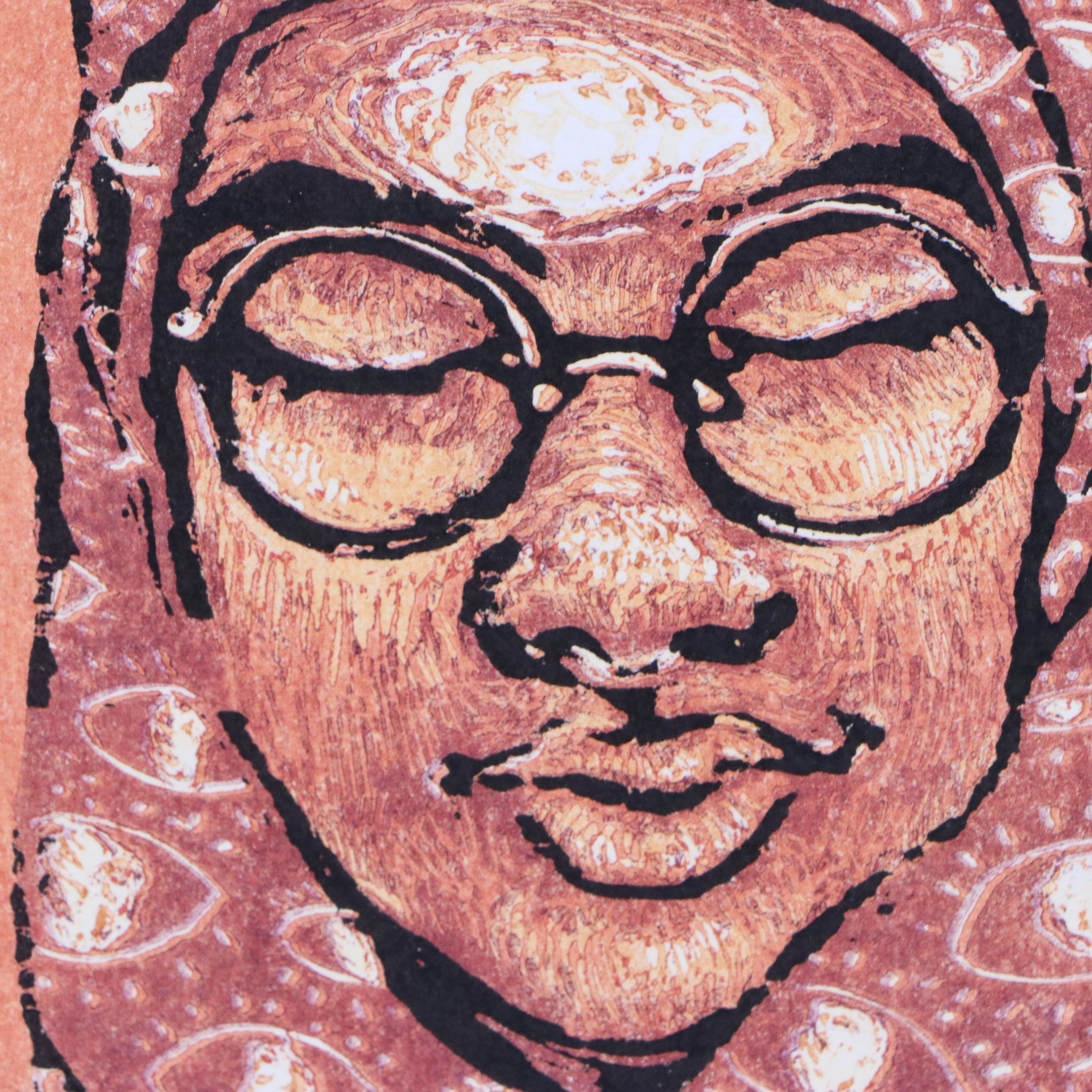 C. F. Dunn Reduction Woodcut "Adilah," 2016