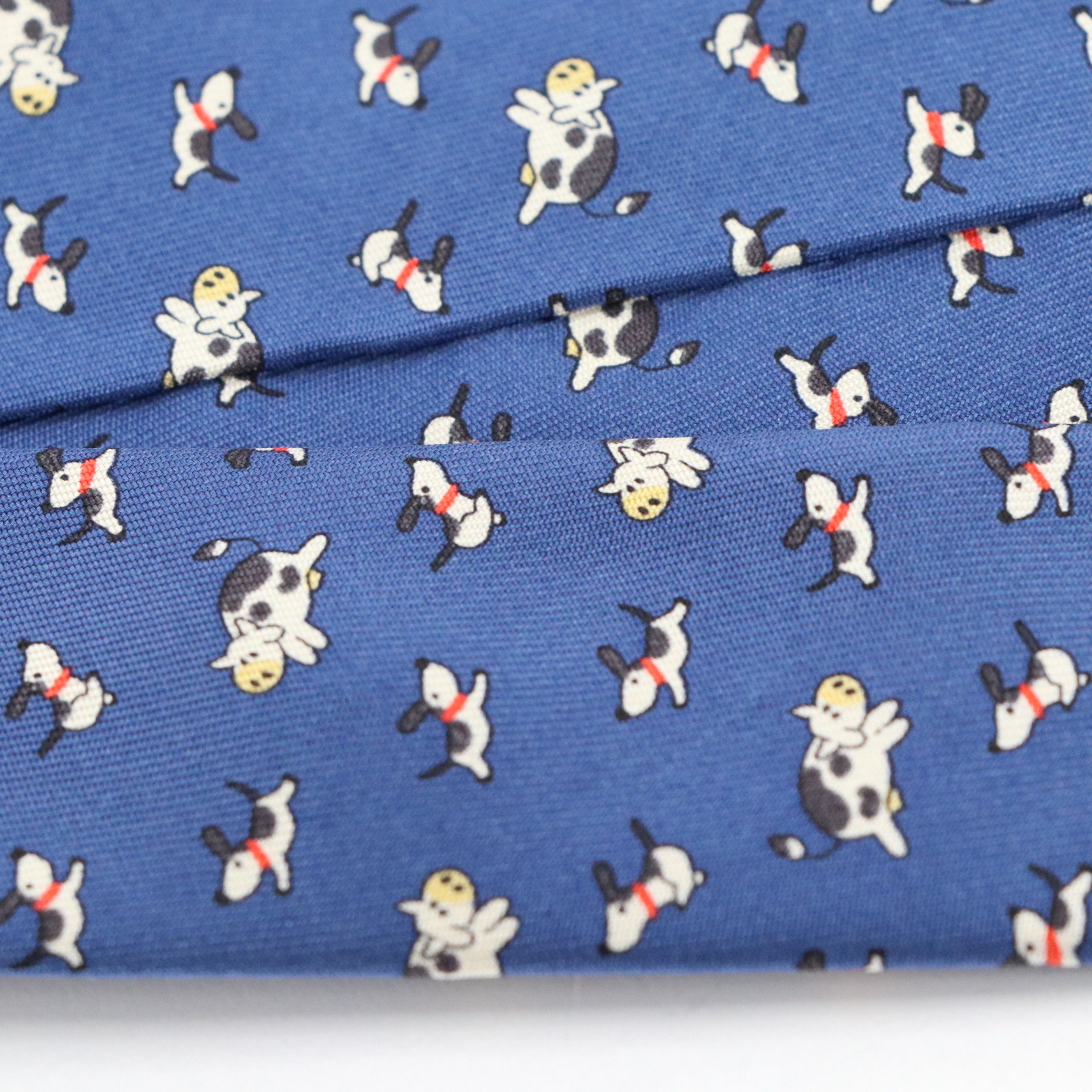 Salvatore Ferragamo Whimsical Dog/Cow Print Necktie in Silk Twill