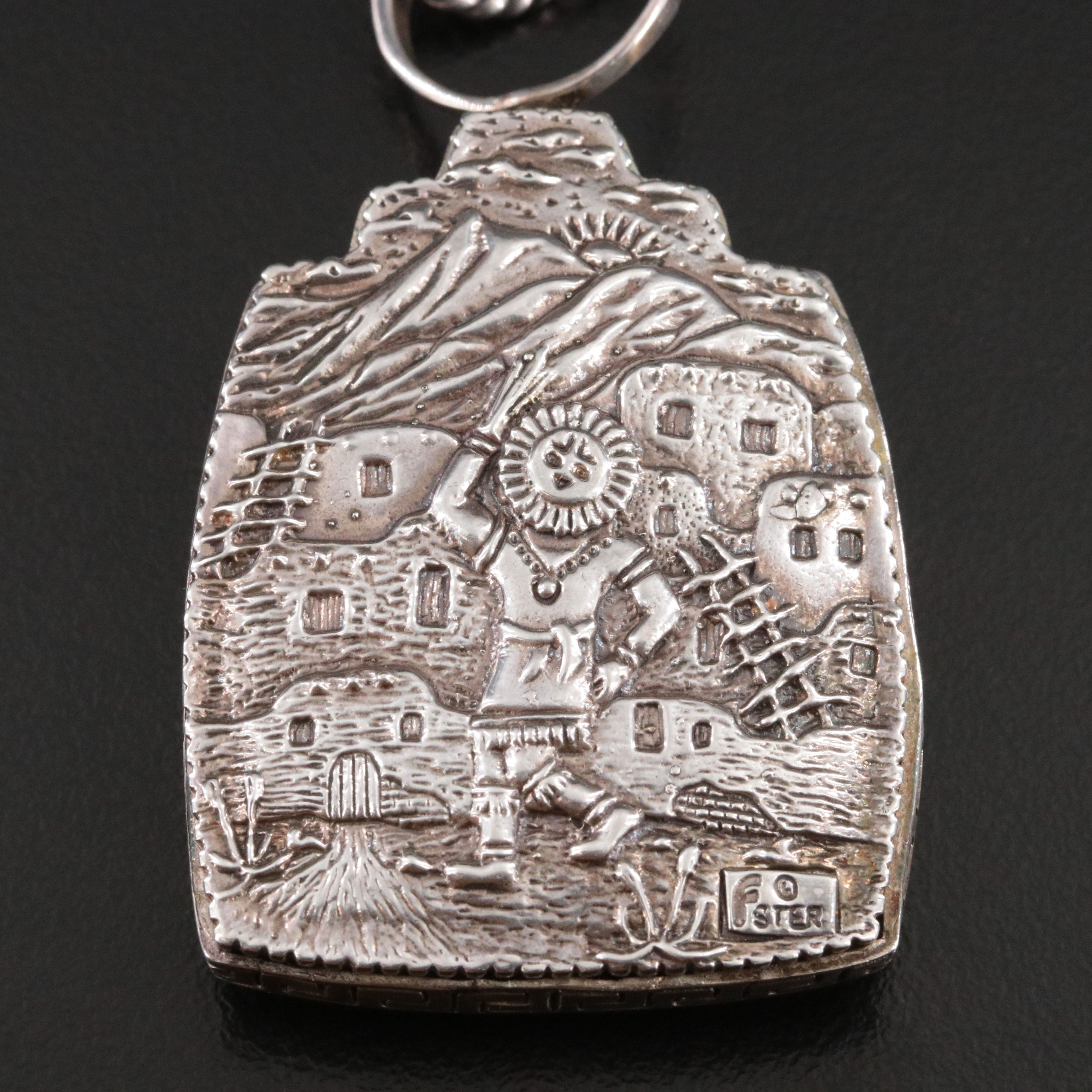 Carol Felley Sterling Reversible Necklace