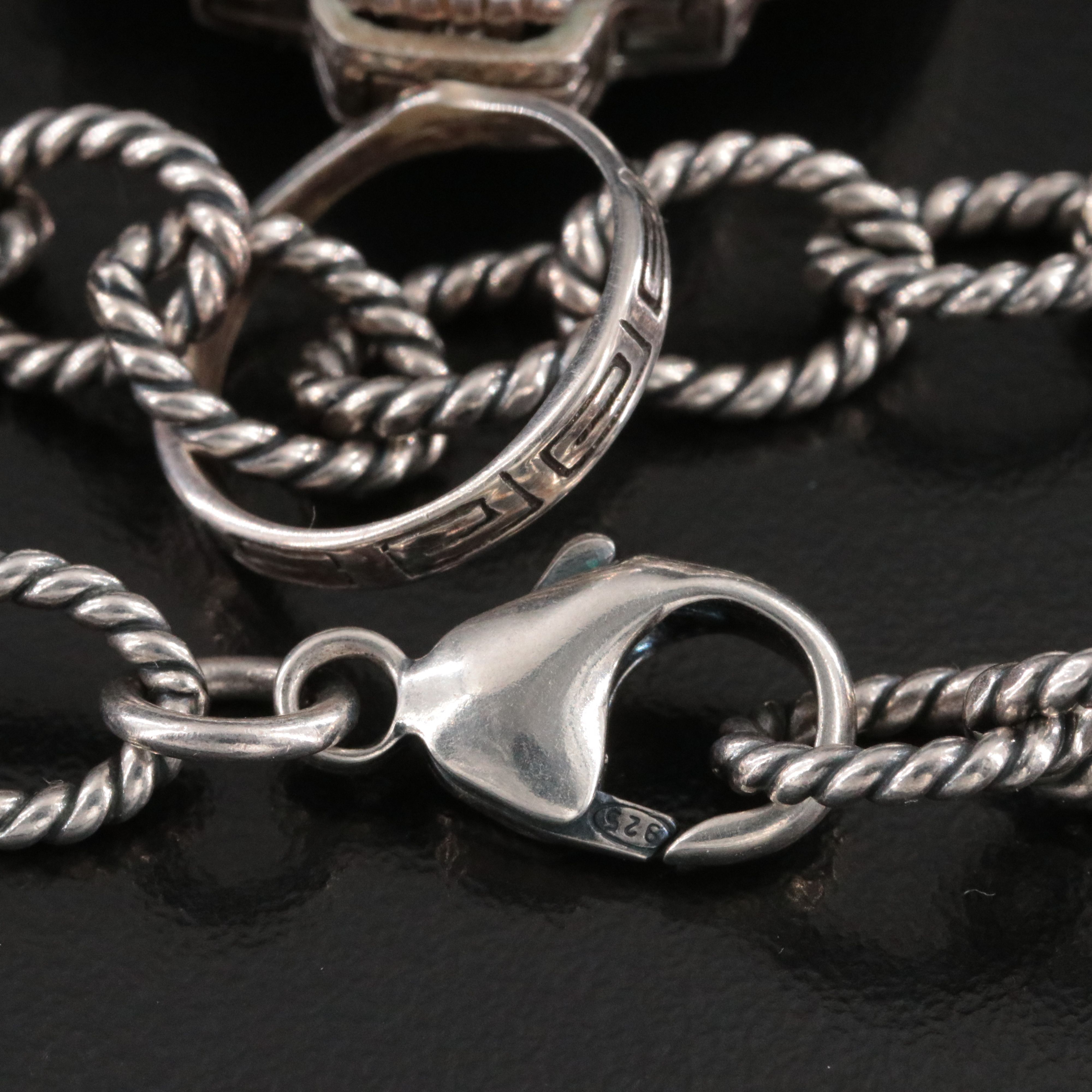 Carol Felley Sterling Reversible Necklace