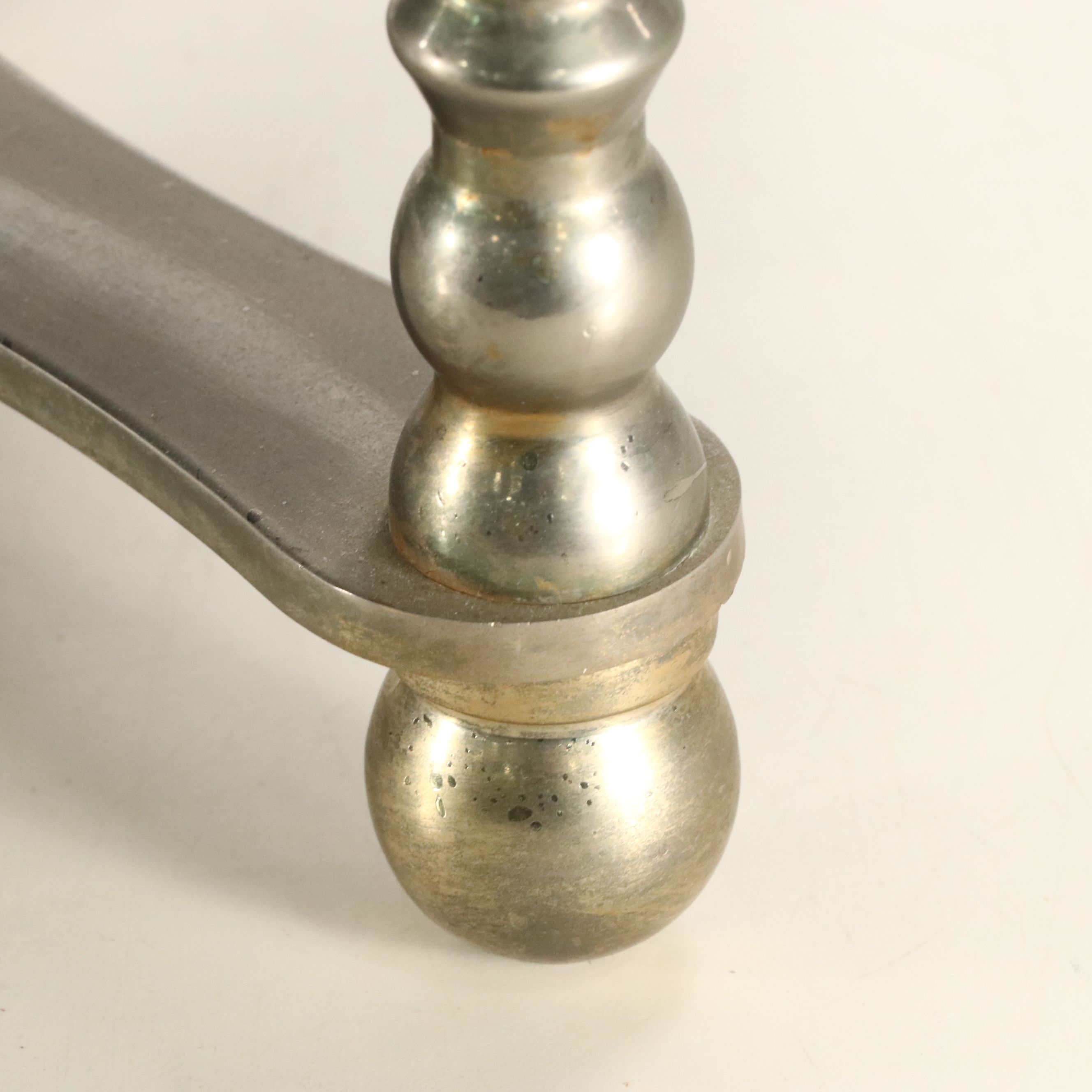 Gemstone Inlaid Globe on Footed Brass Finish Compass Stand