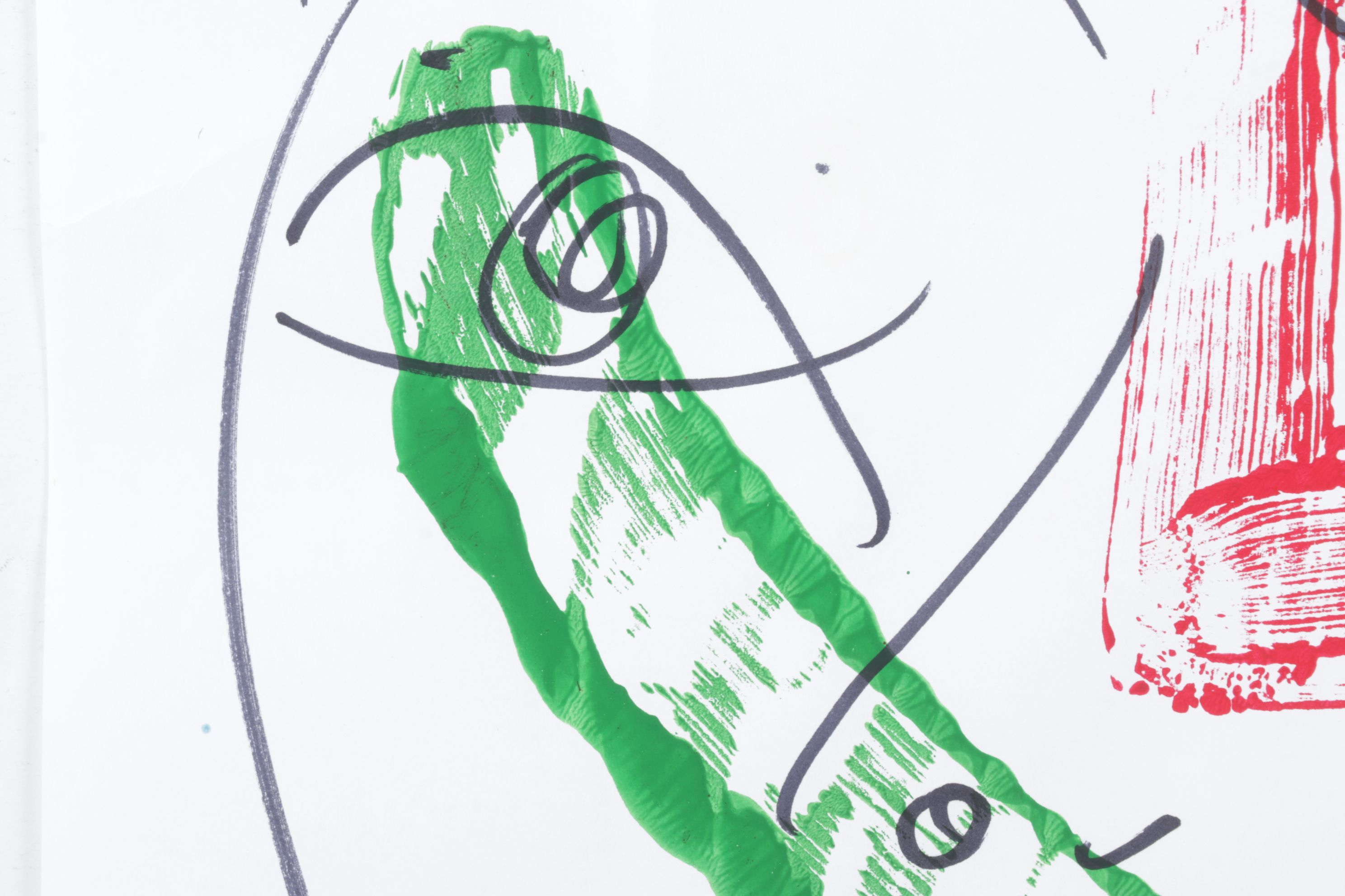 Peter Robert Keil Abstract Acrylic Portrait, Early 21st Century