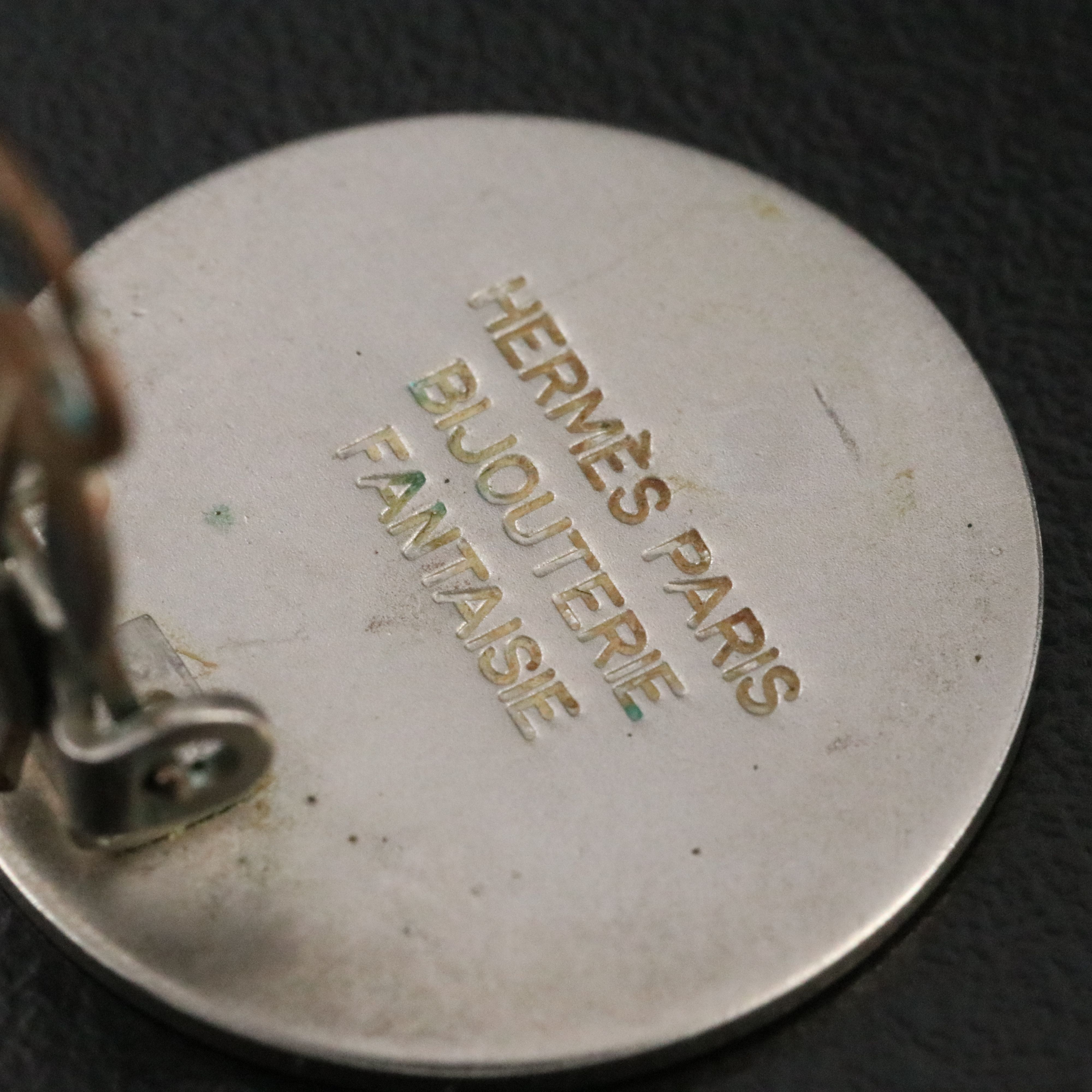 Hermès Clou de Selle Clip Earrings Matte Finish