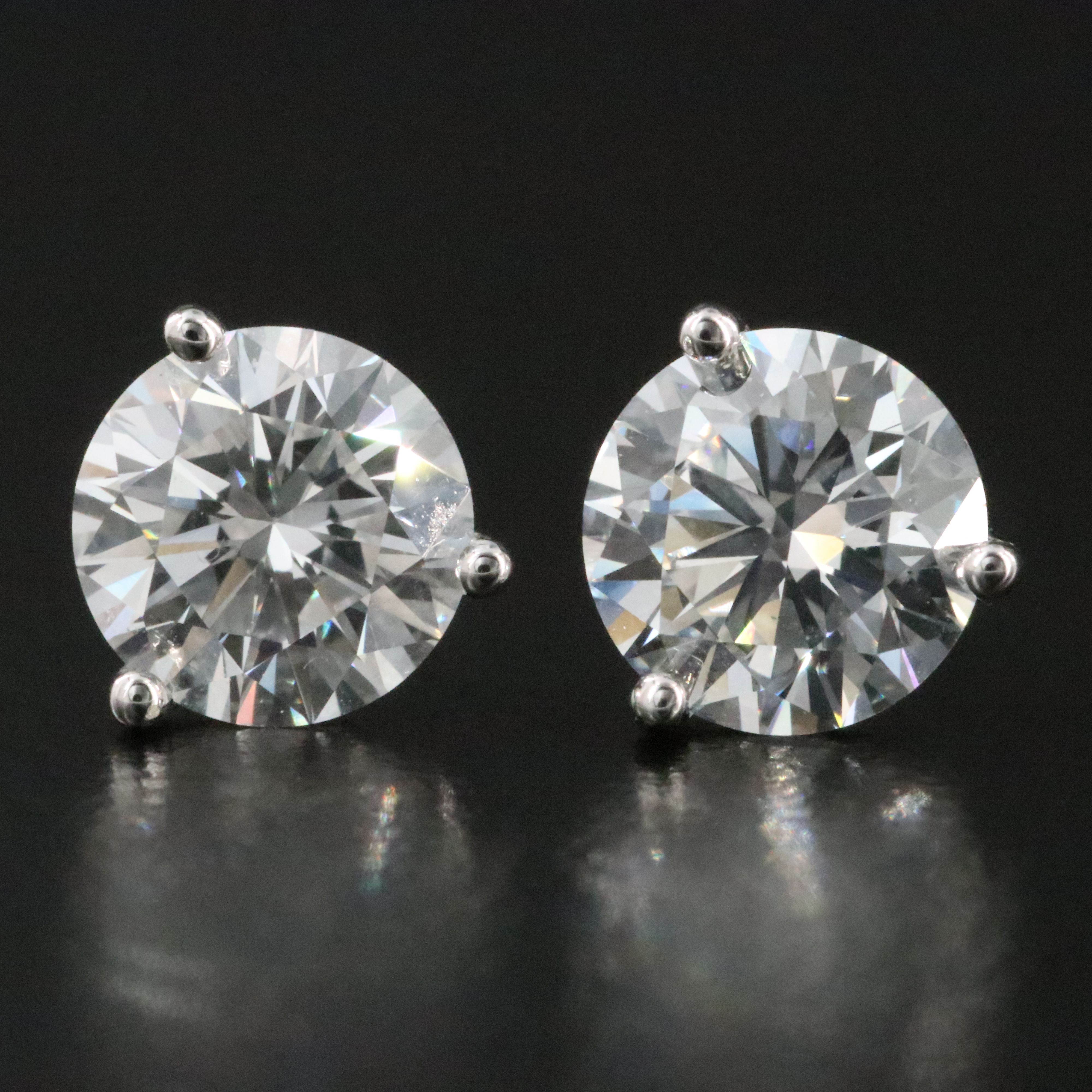 14K 2.00 CTW Lab Grown Diamond Stud Earrings