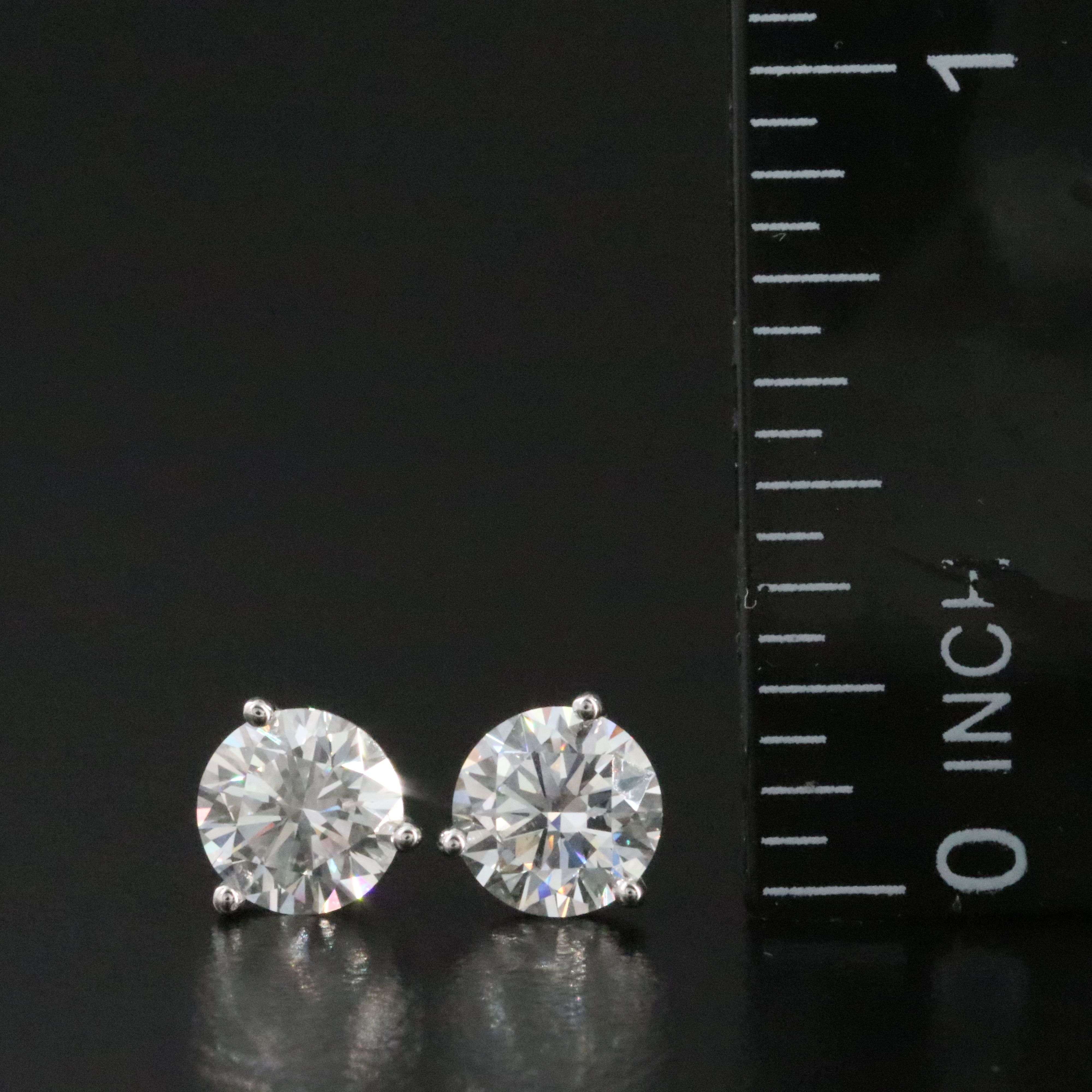 14K 2.00 CTW Lab Grown Diamond Stud Earrings