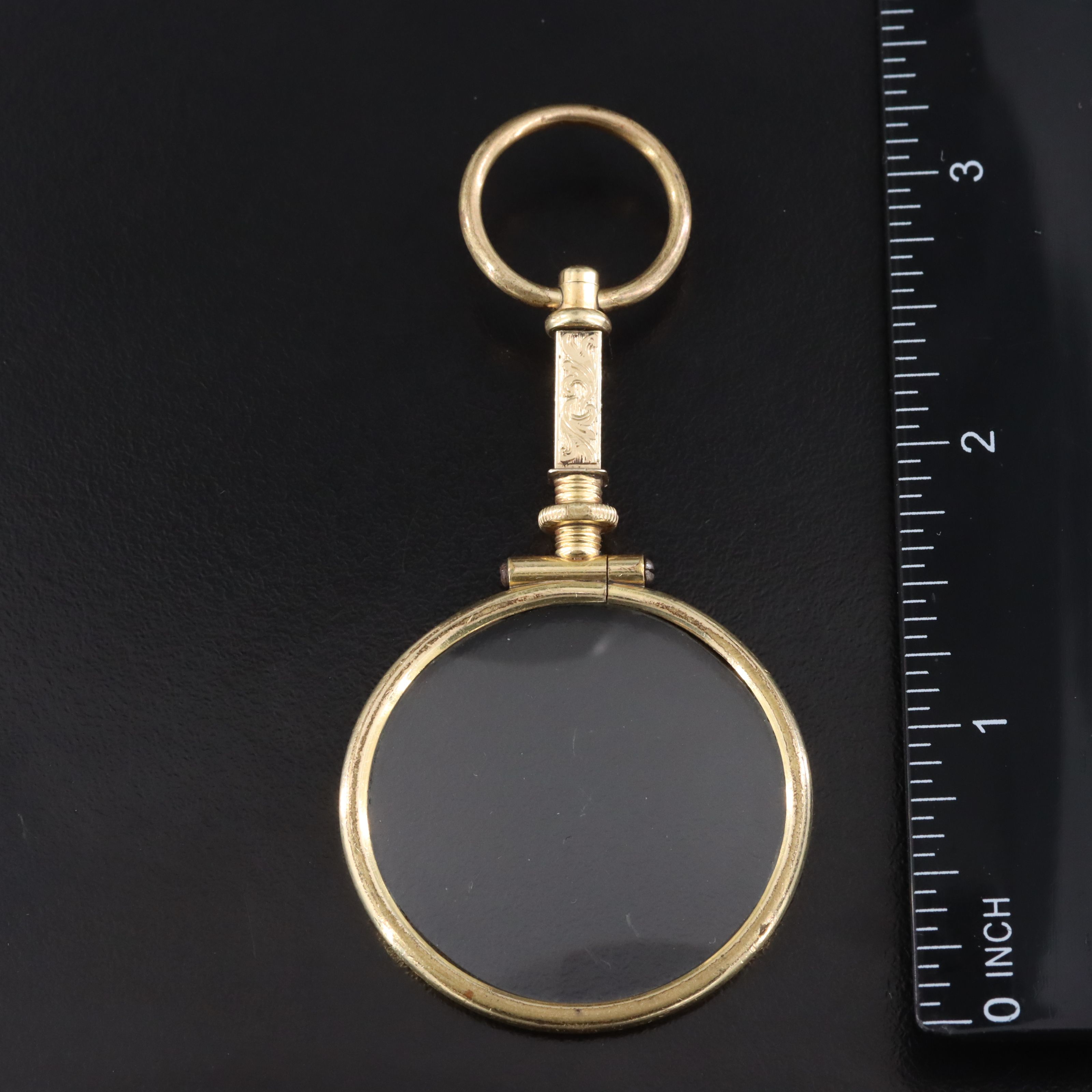 Antique Magnifying Glass Pendant
