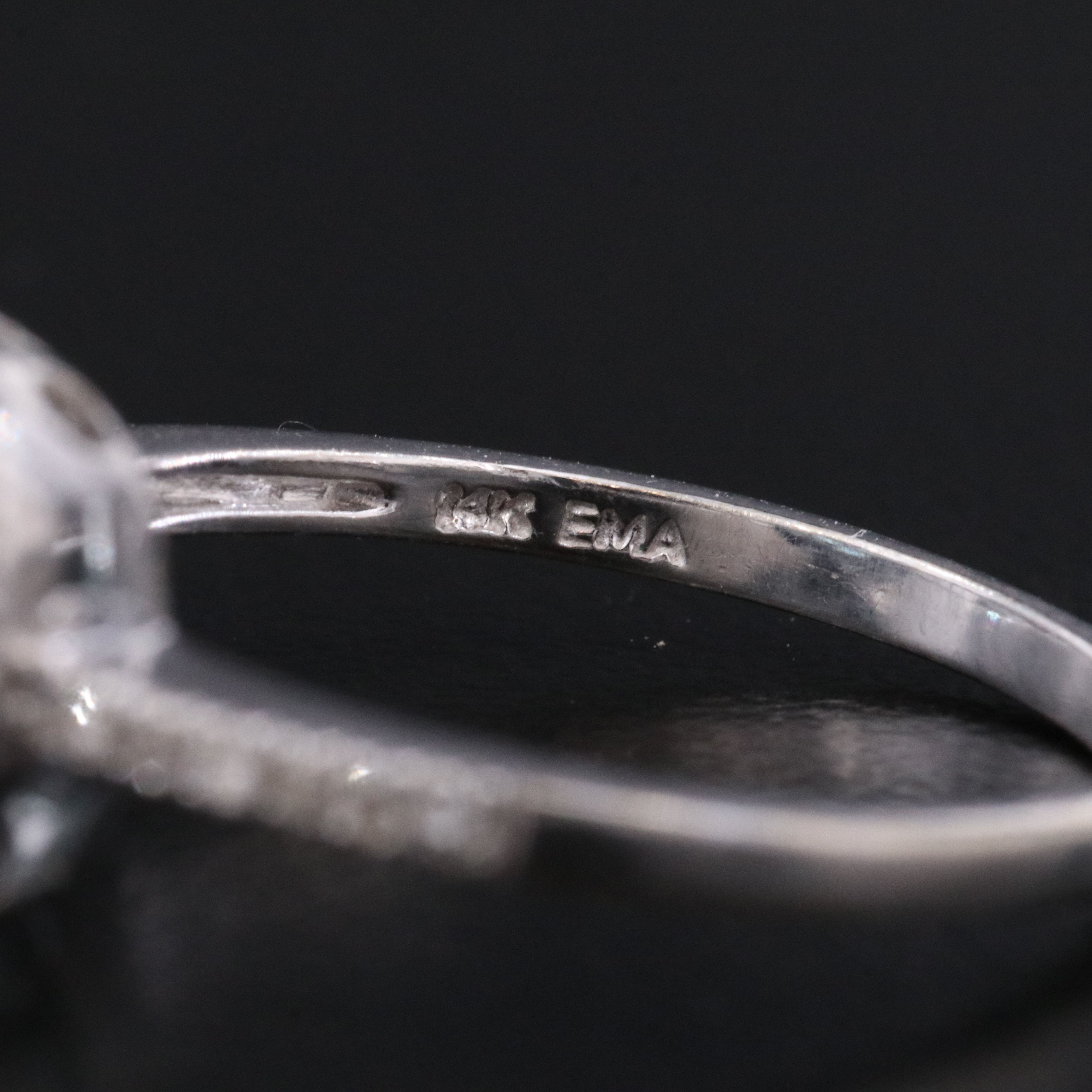 14K Topaz and Diamond Ring