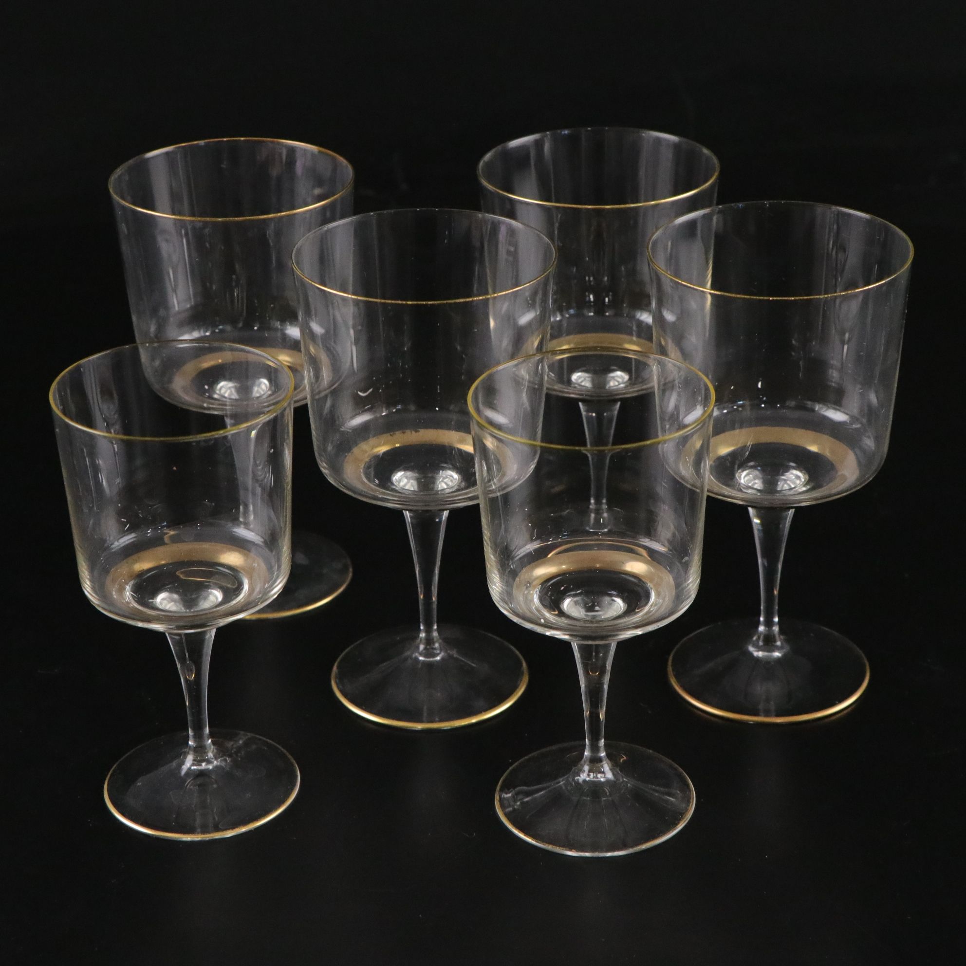 Mixed Glass Stemware, Late 20th to 21st Century