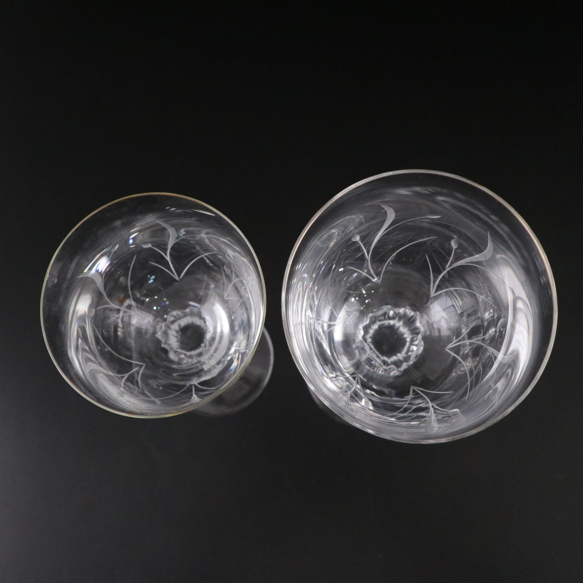 Mixed Glass Stemware, Late 20th to 21st Century
