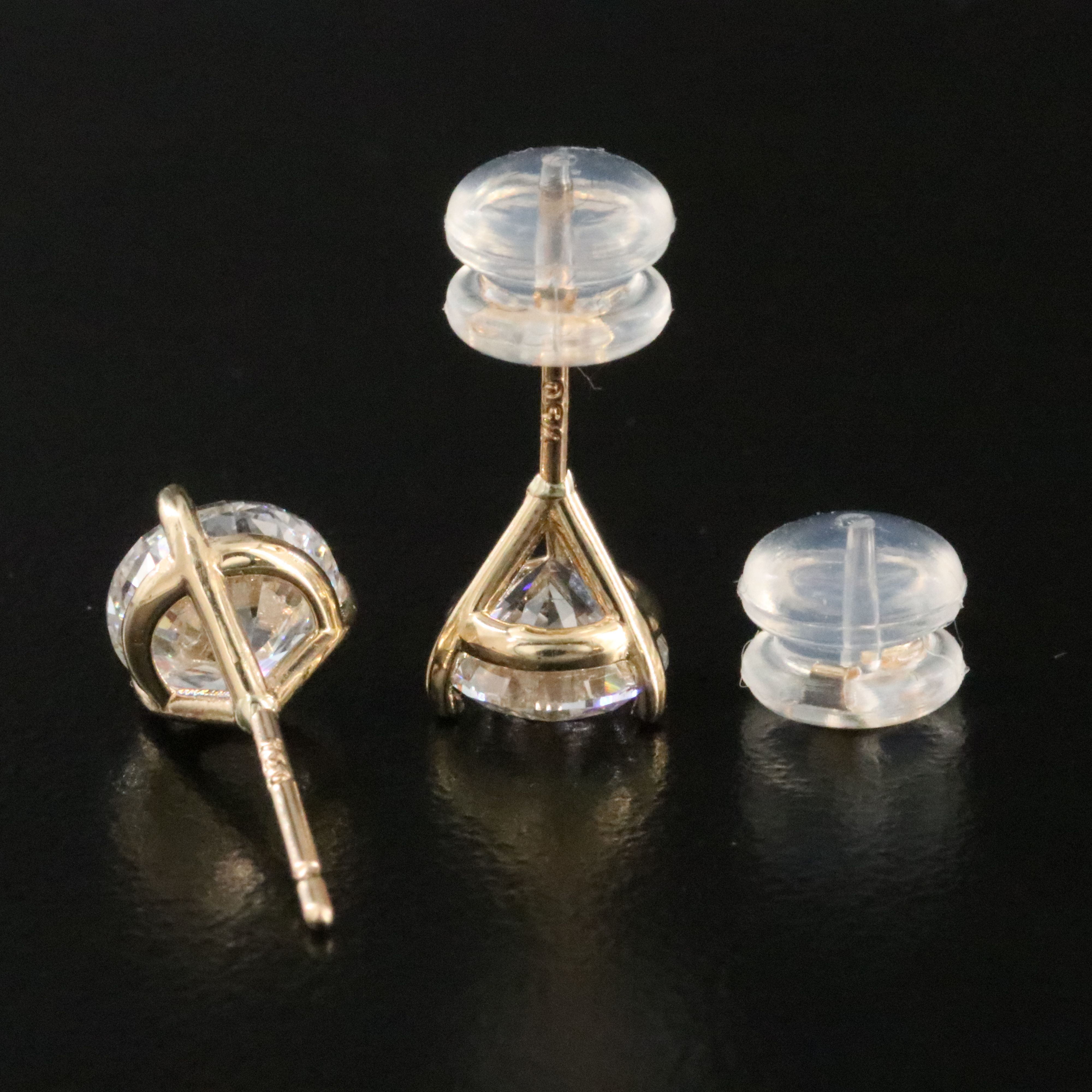 18K 1.94 CTW Lab Grown Diamond Stud Earrings