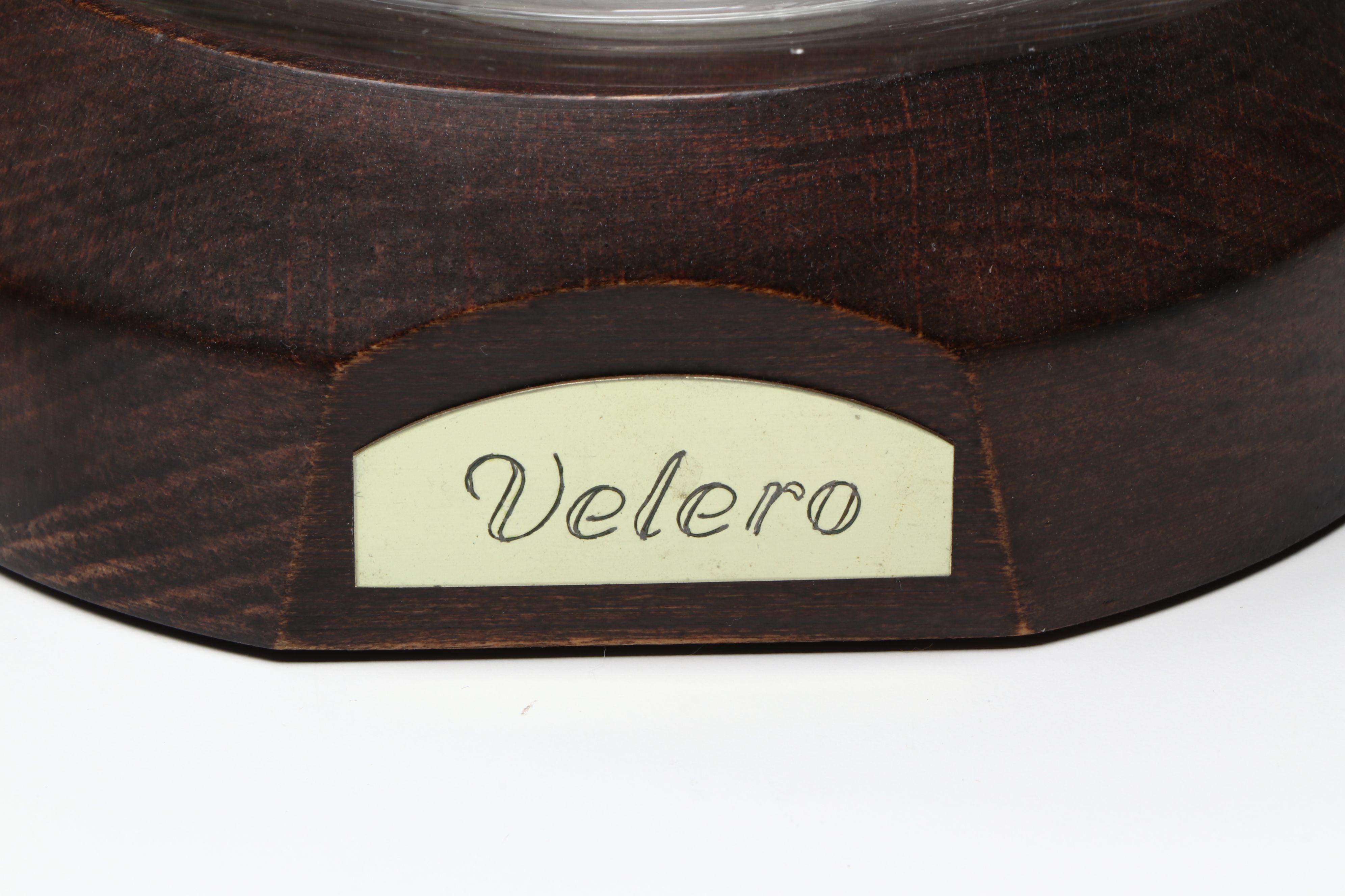 "America's Cup Racer," "Velero," and More Ship in a Bottle Glass Models