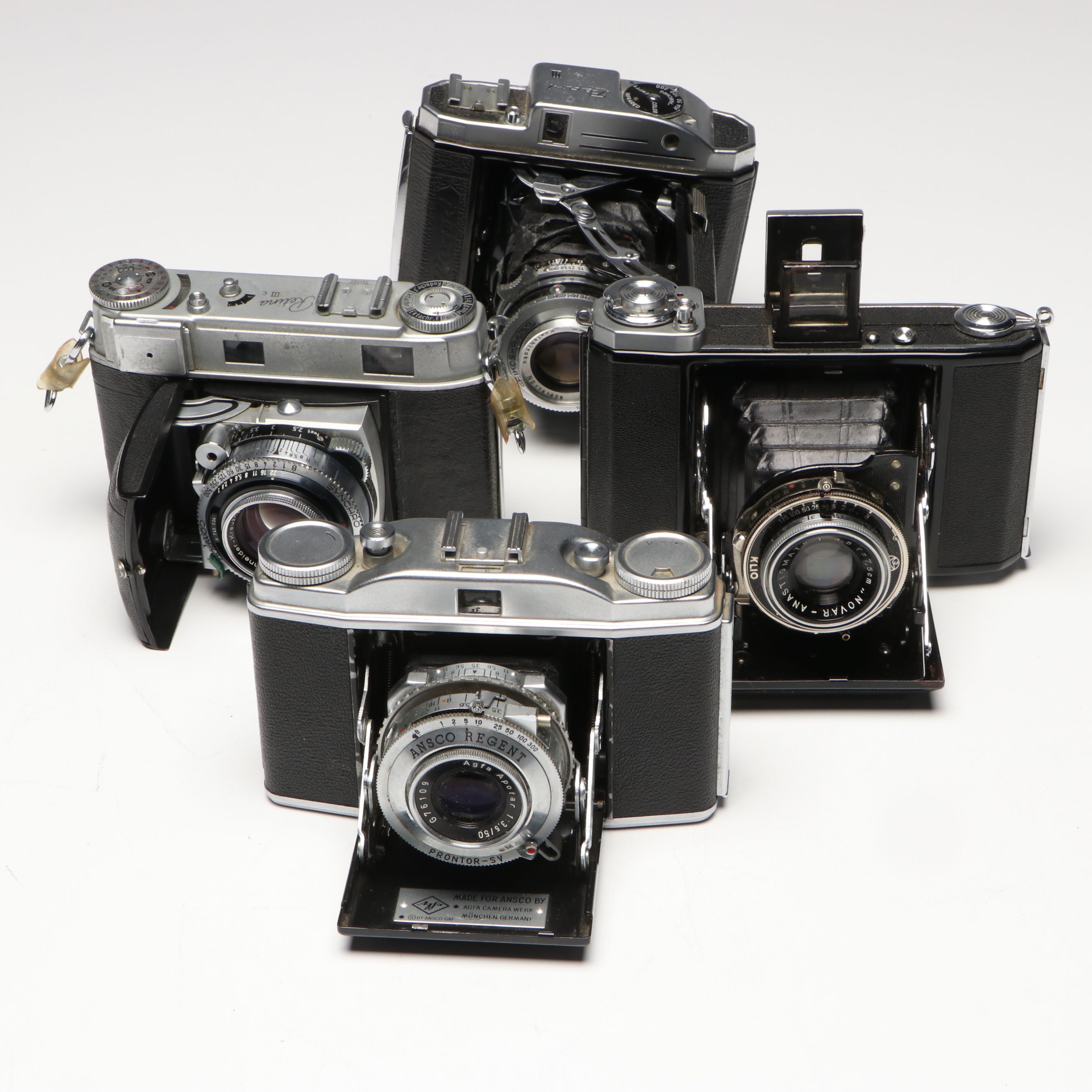 Zeiss Ikon Ikonta, Konica Pearl III and More Mid-20th Century Cameras
