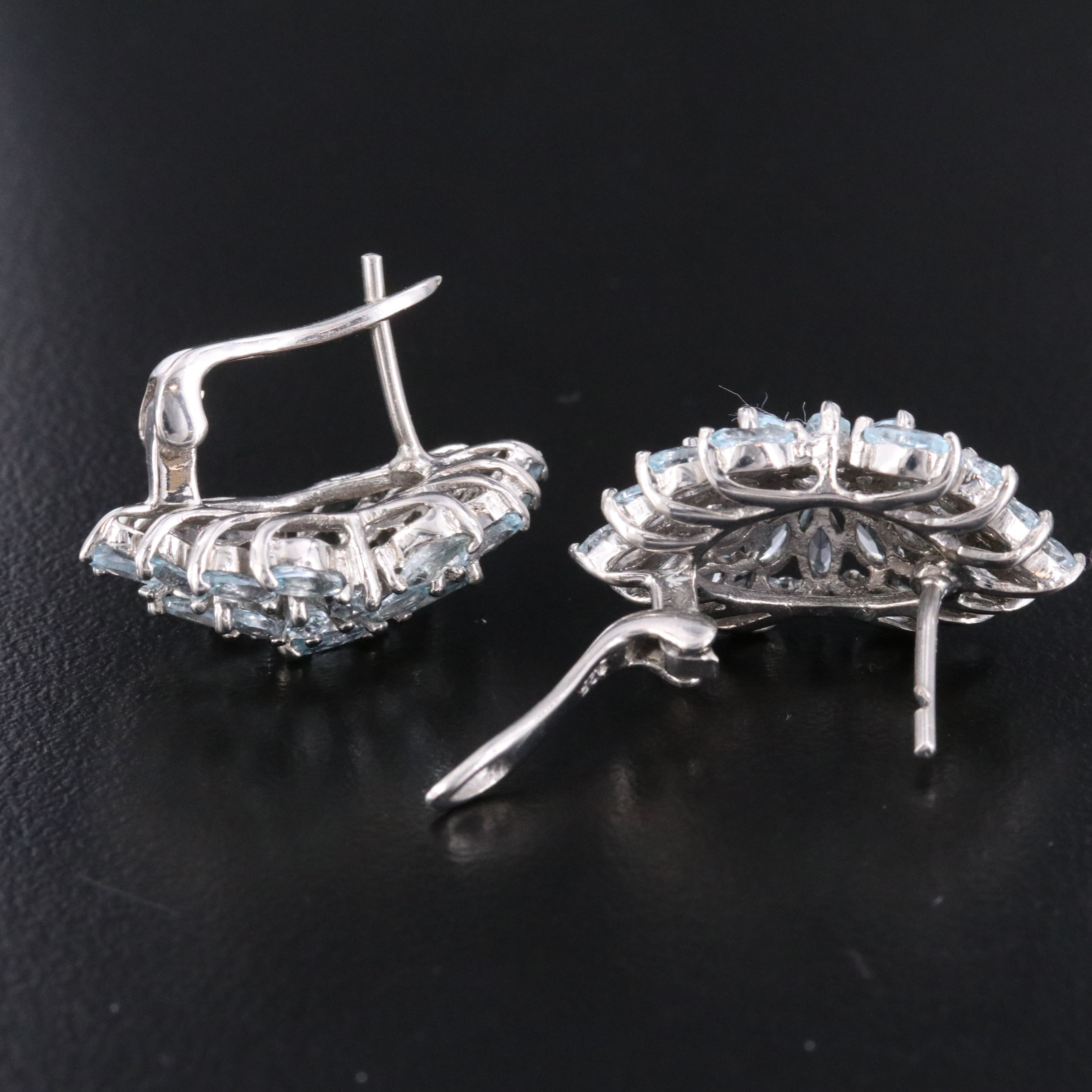 Sterling Topaz Earrings