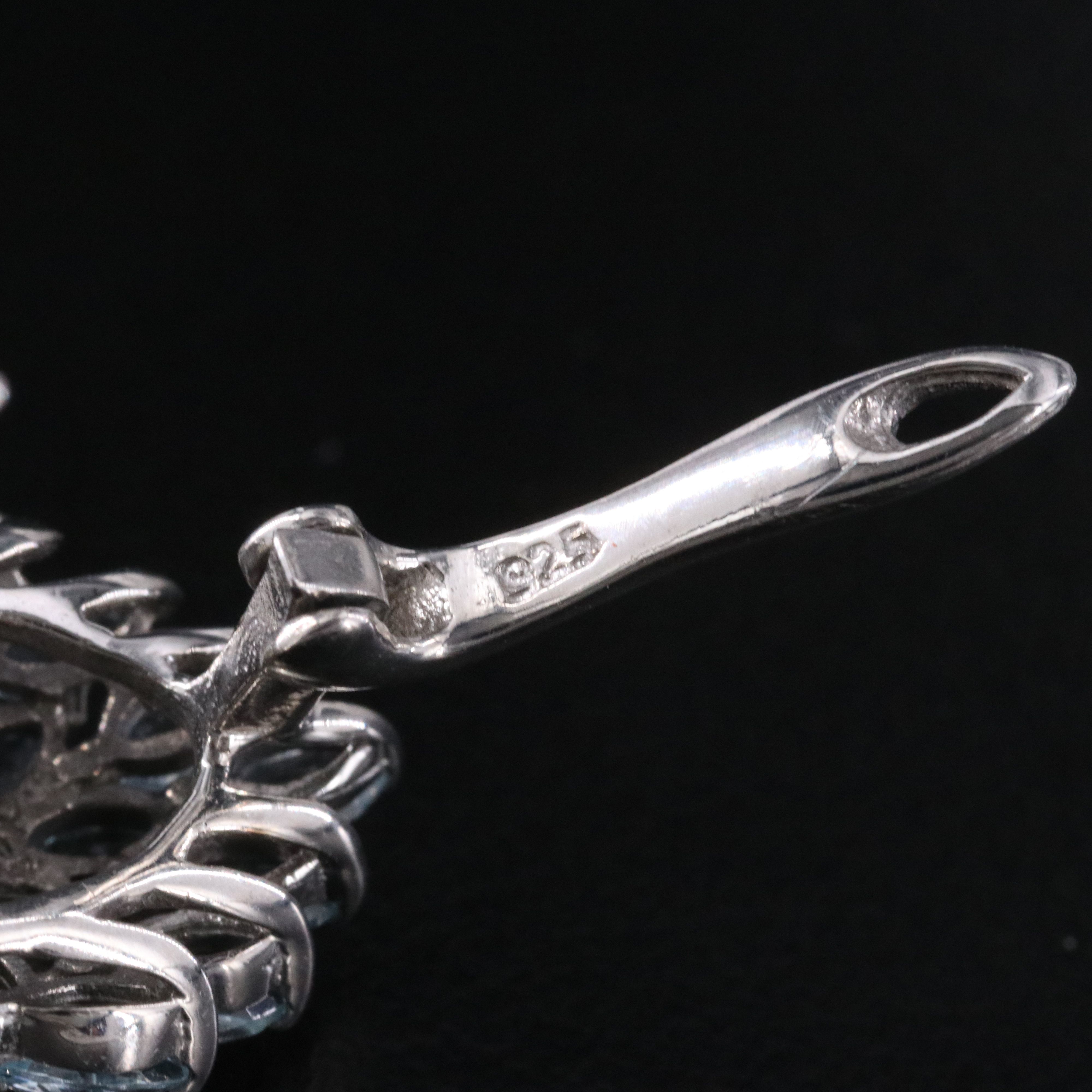 Sterling Topaz Earrings