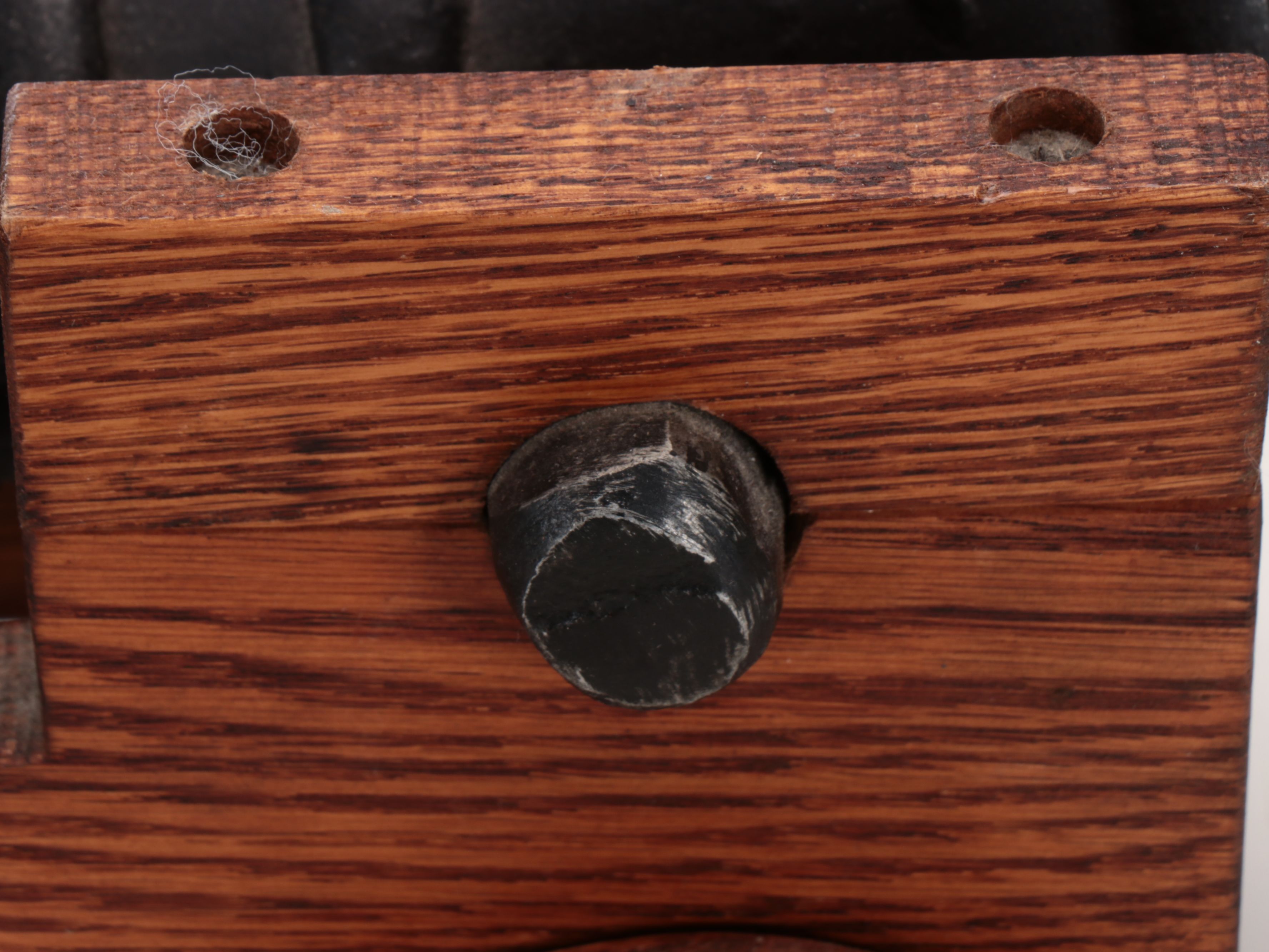 Miniature Cast Metal Cannon with Wooden Rolling Base