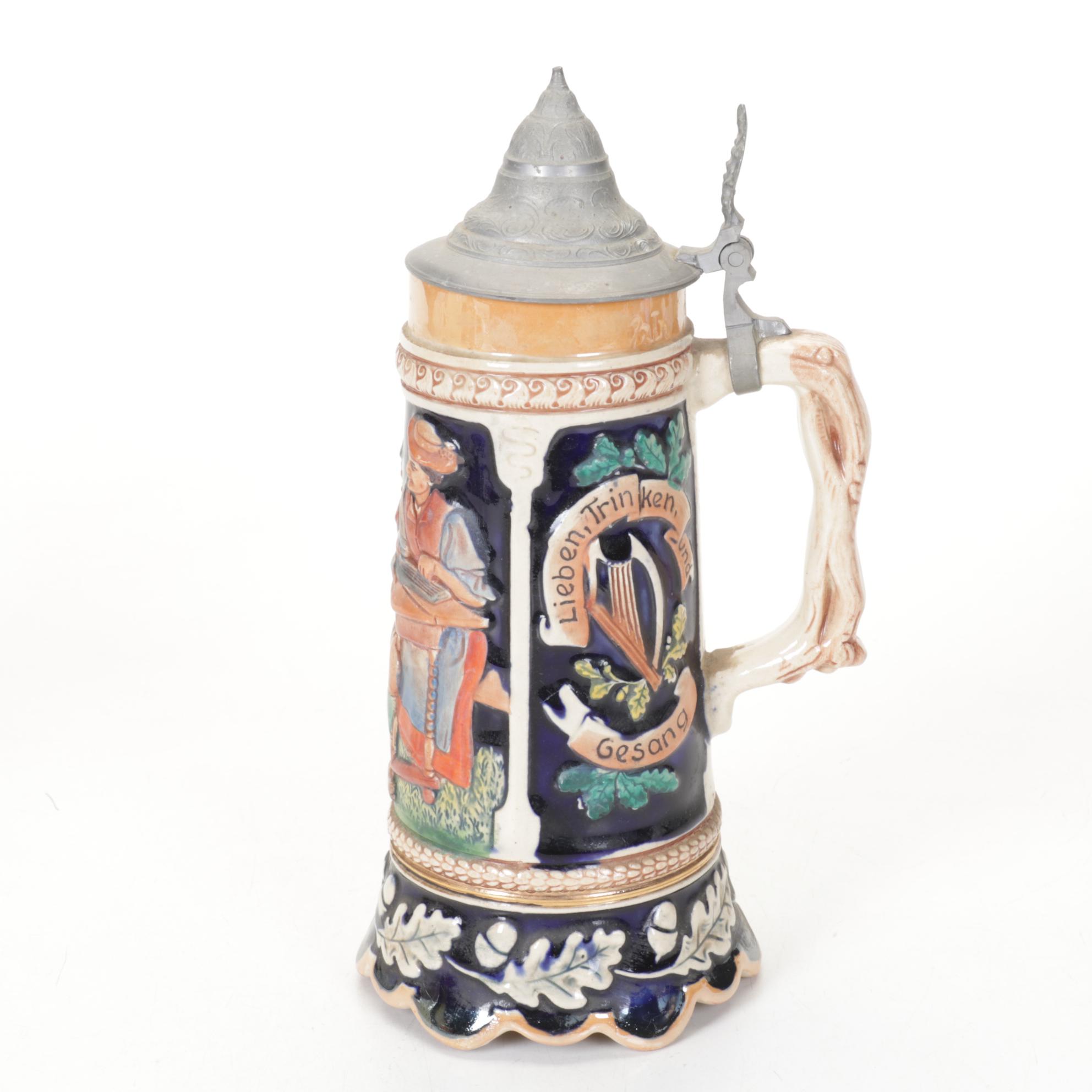 Heineken's New York World's Fair 1939 Stein with German Beer Stein