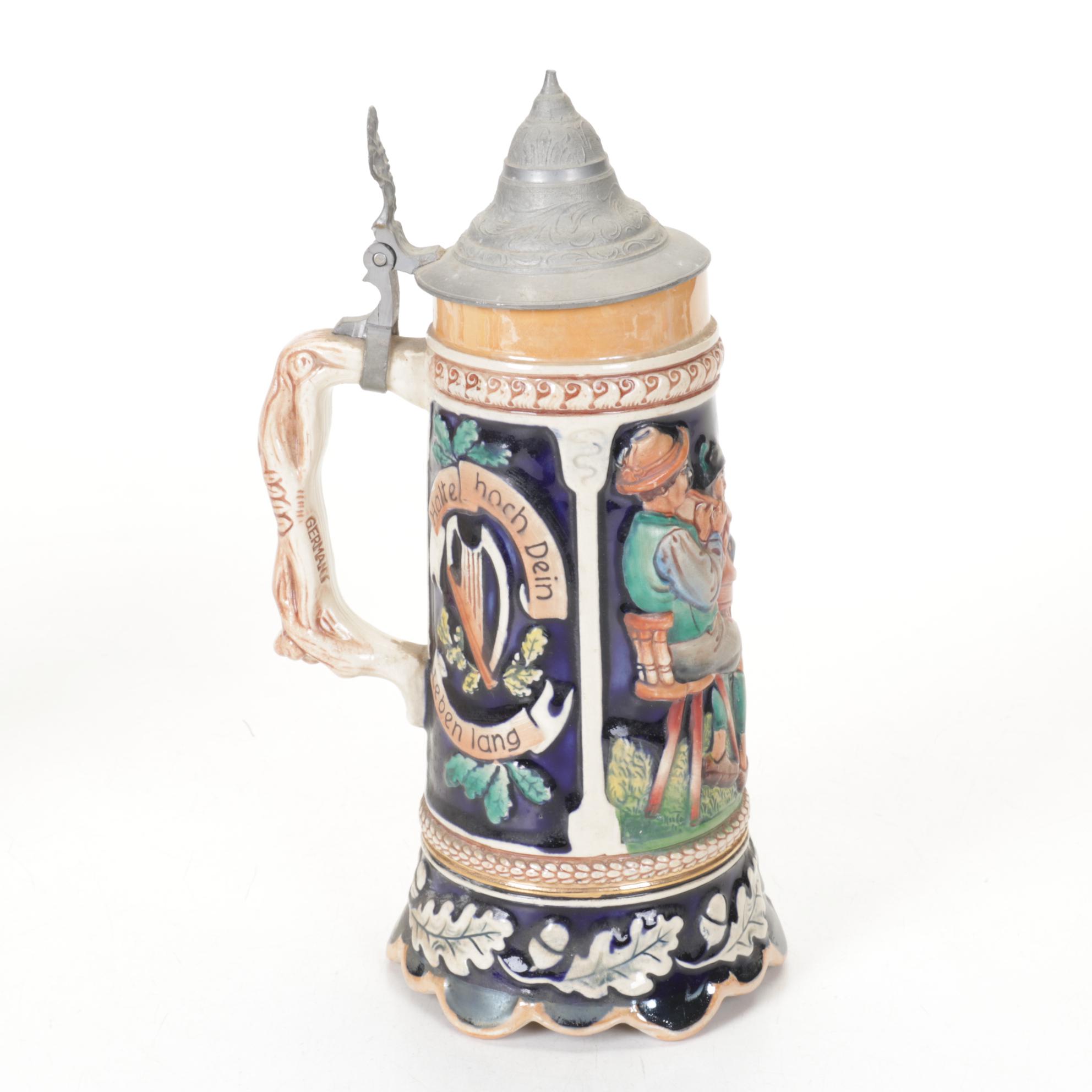 Heineken's New York World's Fair 1939 Stein with German Beer Stein