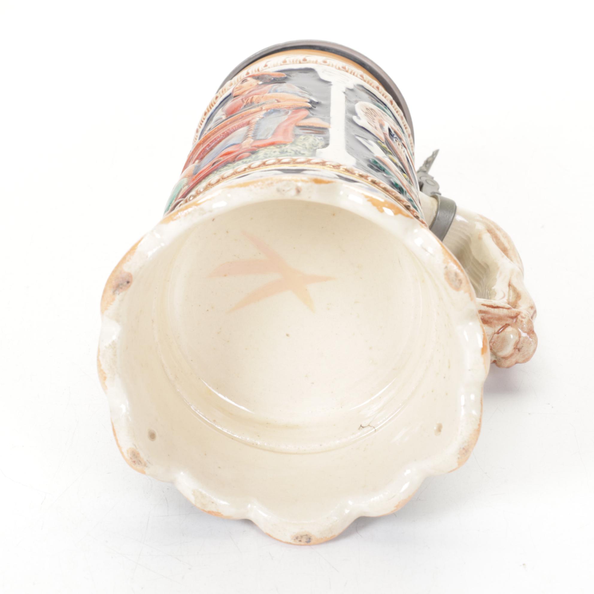 Heineken's New York World's Fair 1939 Stein with German Beer Stein