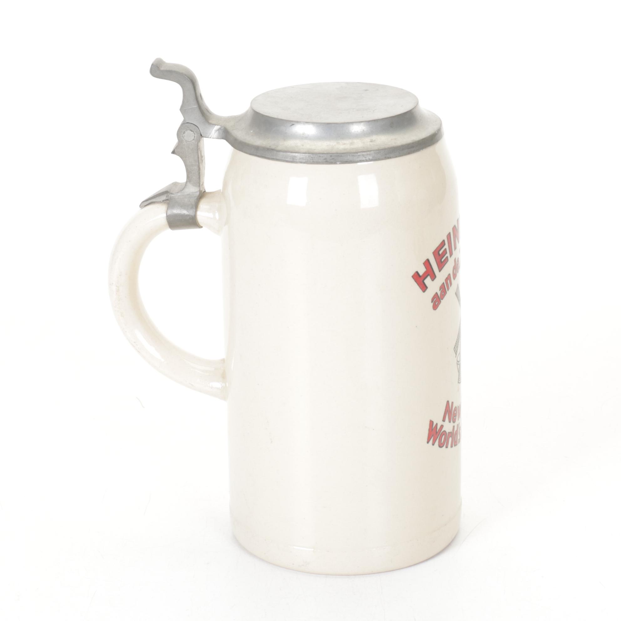 Heineken's New York World's Fair 1939 Stein with German Beer Stein