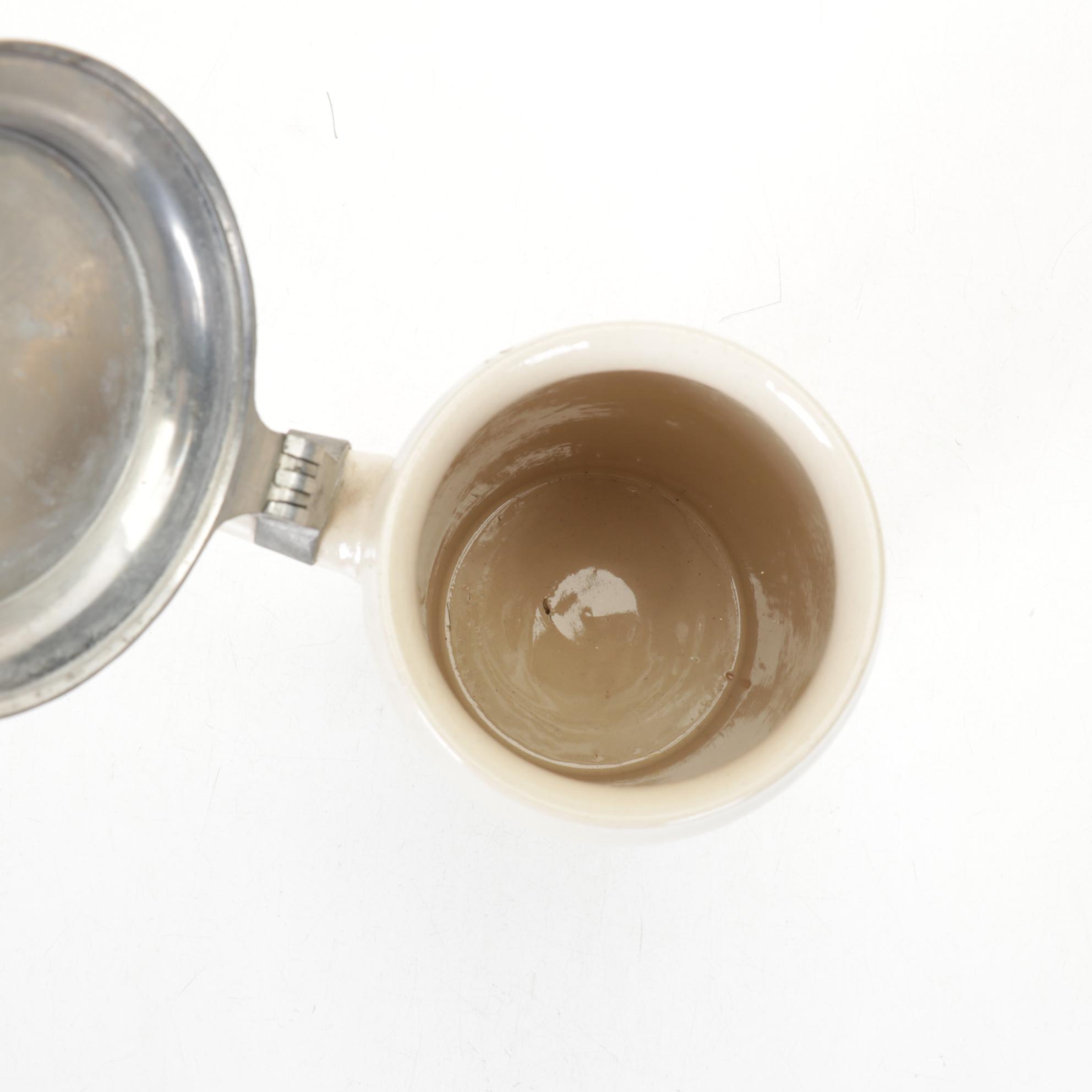 Heineken's New York World's Fair 1939 Stein with German Beer Stein