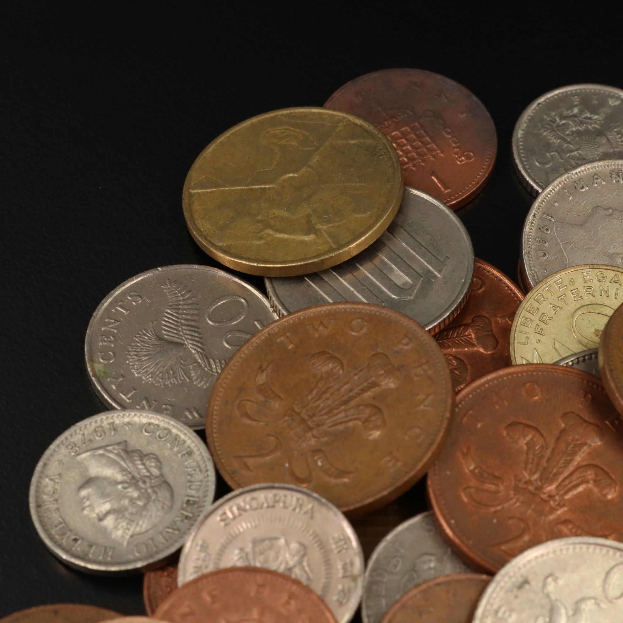 Ninety-Three Foreign Coins