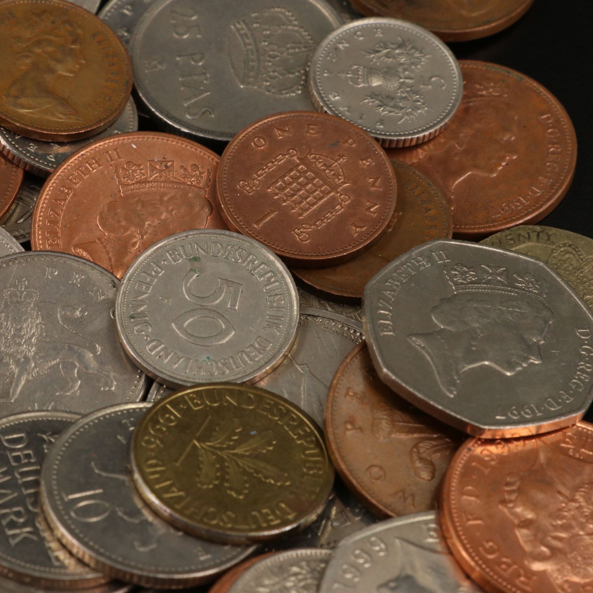 Ninety-Three Foreign Coins