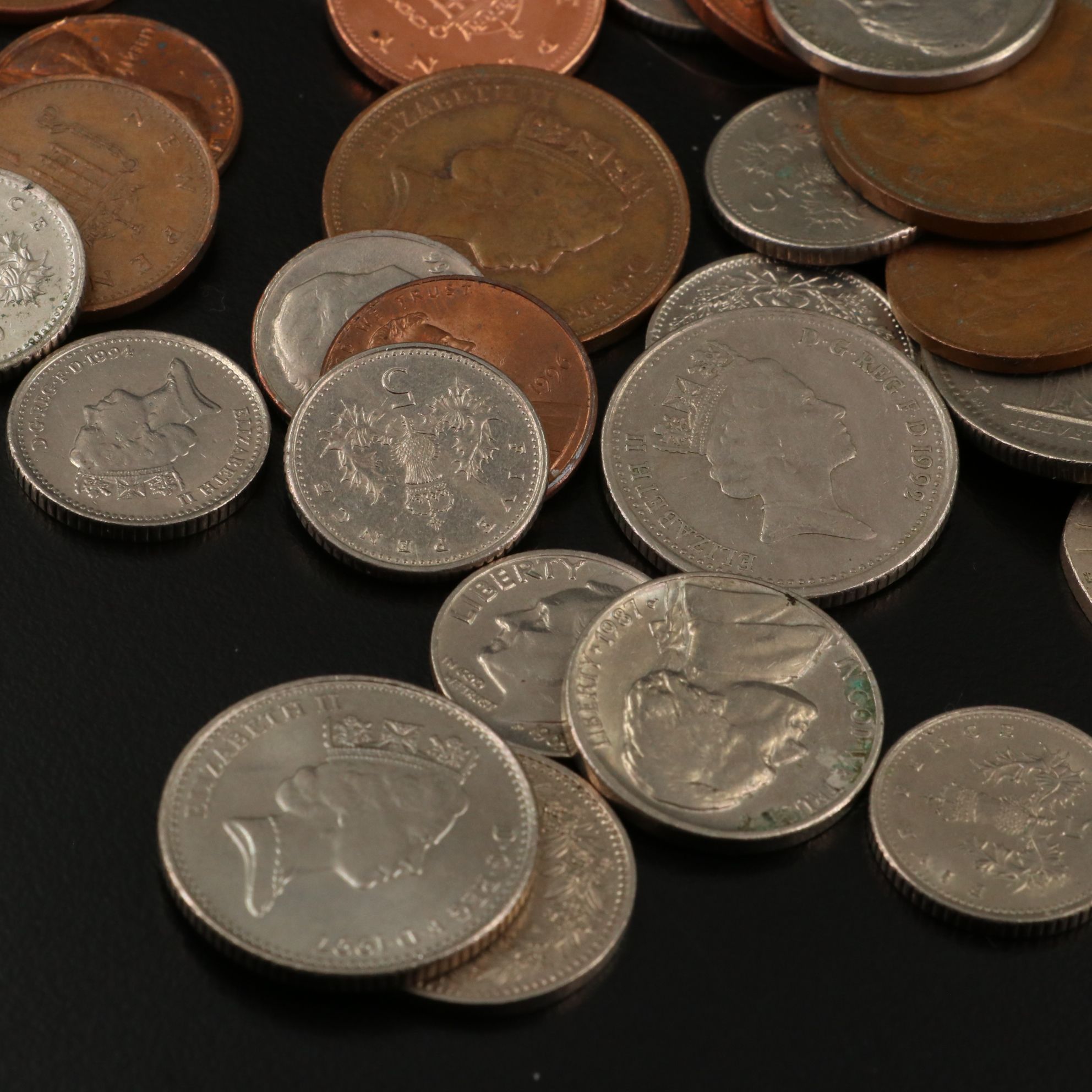 Ninety-Three Foreign Coins