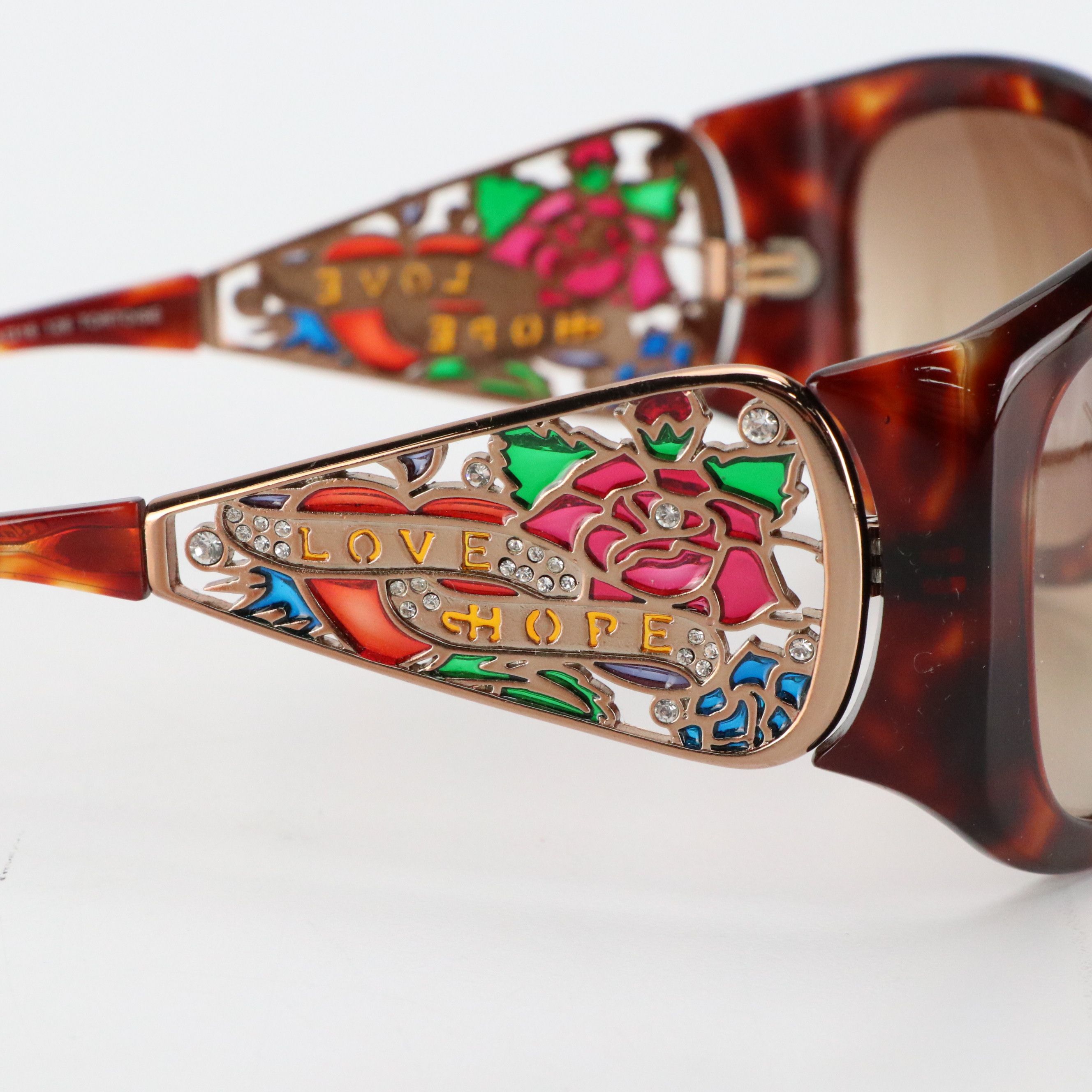 Ed Hardy Love Hope Sunglasses with Case and Bebe Destiny Tigress Sunglasses