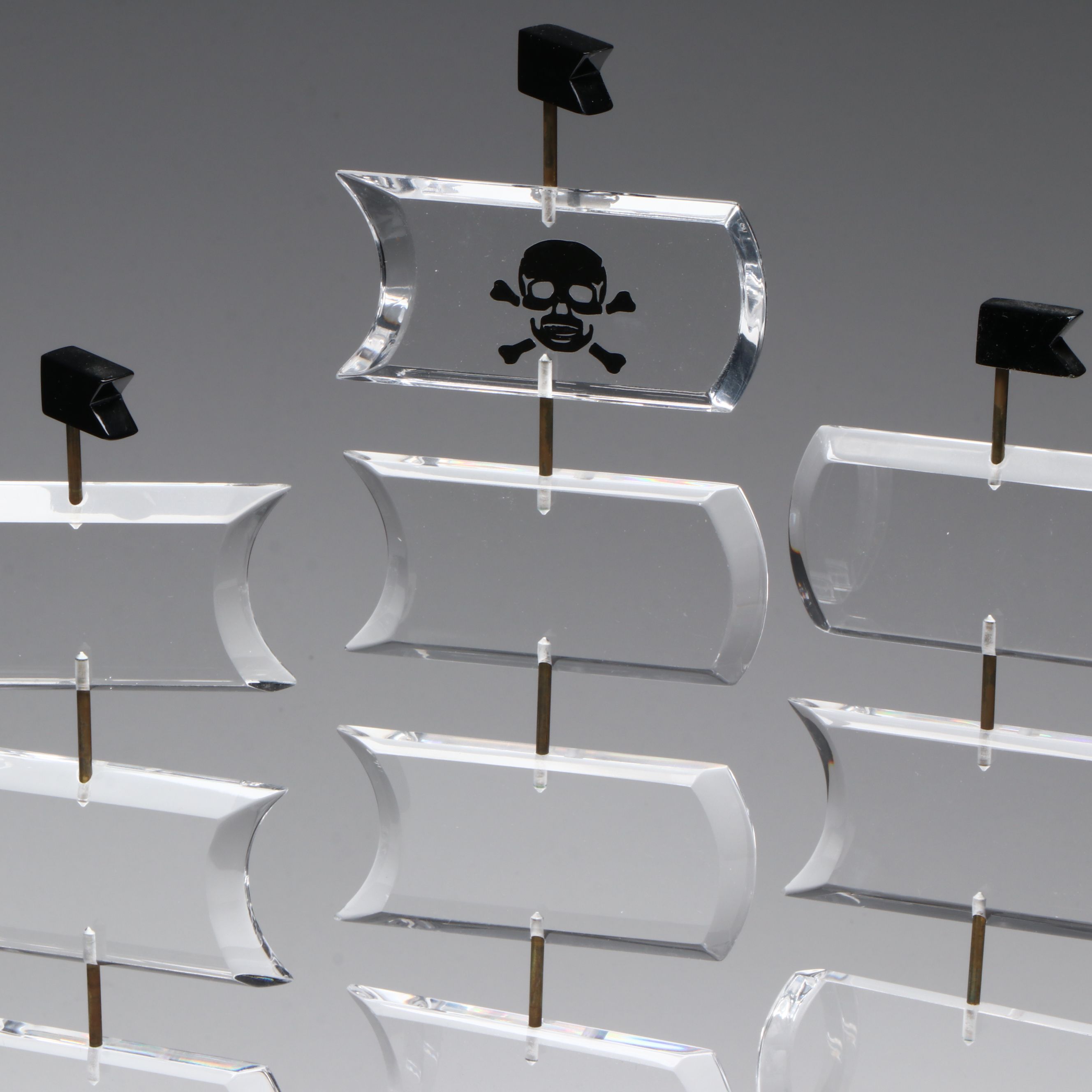 Prismatic Acrylic Pirate Ship Model