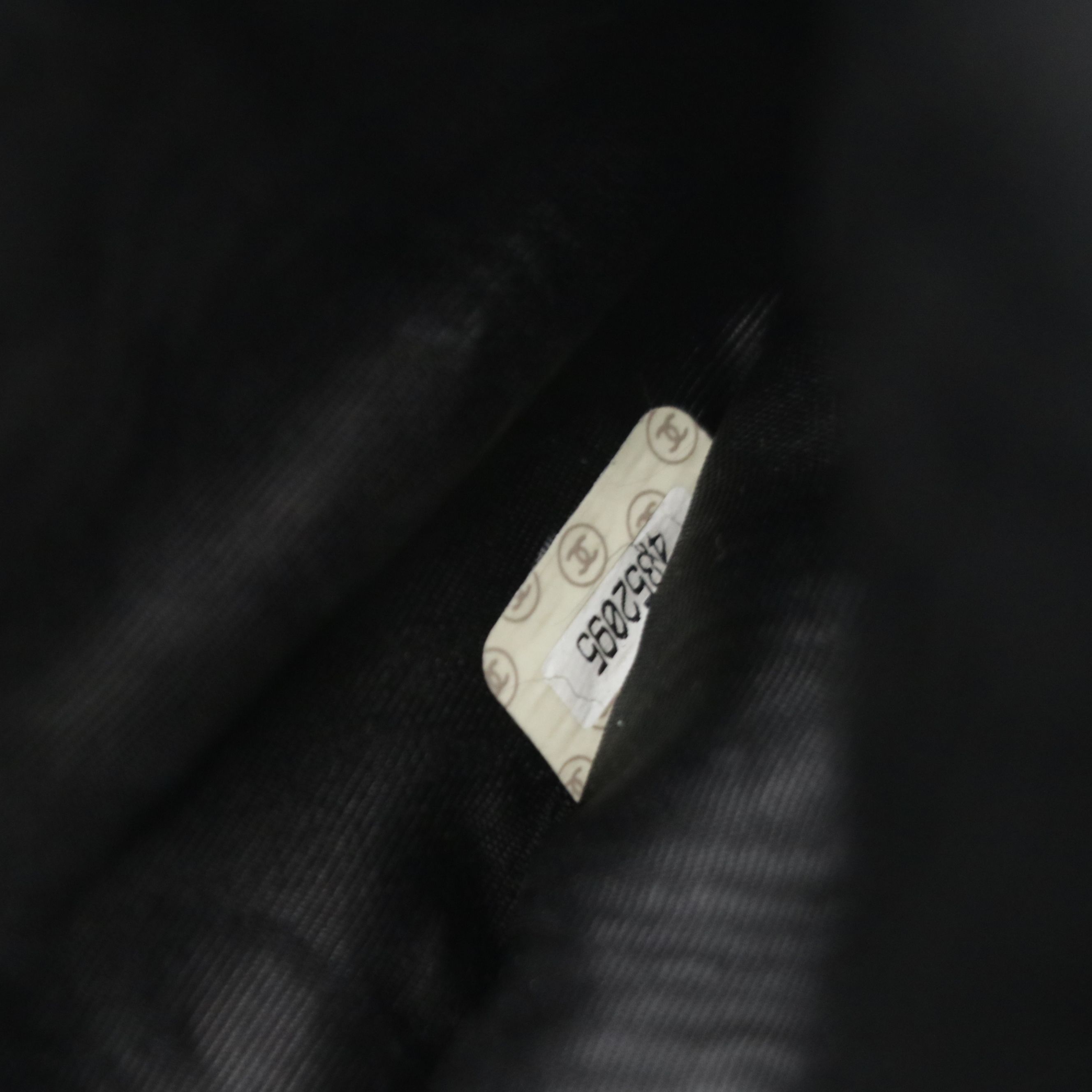 Chanel CC Long Bifold Wallet in Black Lambskin Leather with Box