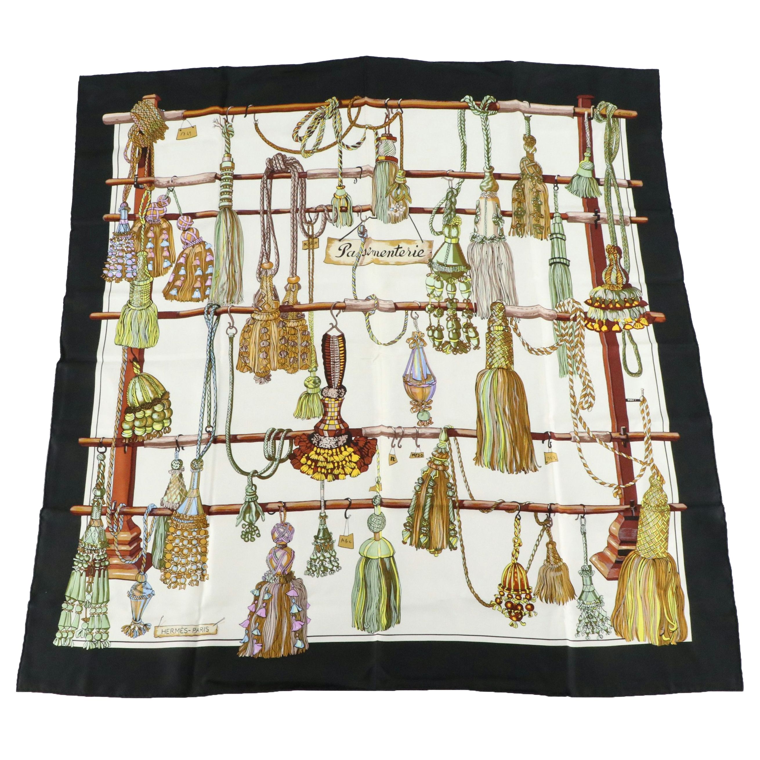 Hermès "Passementerie" Silk Twill Scarf 90