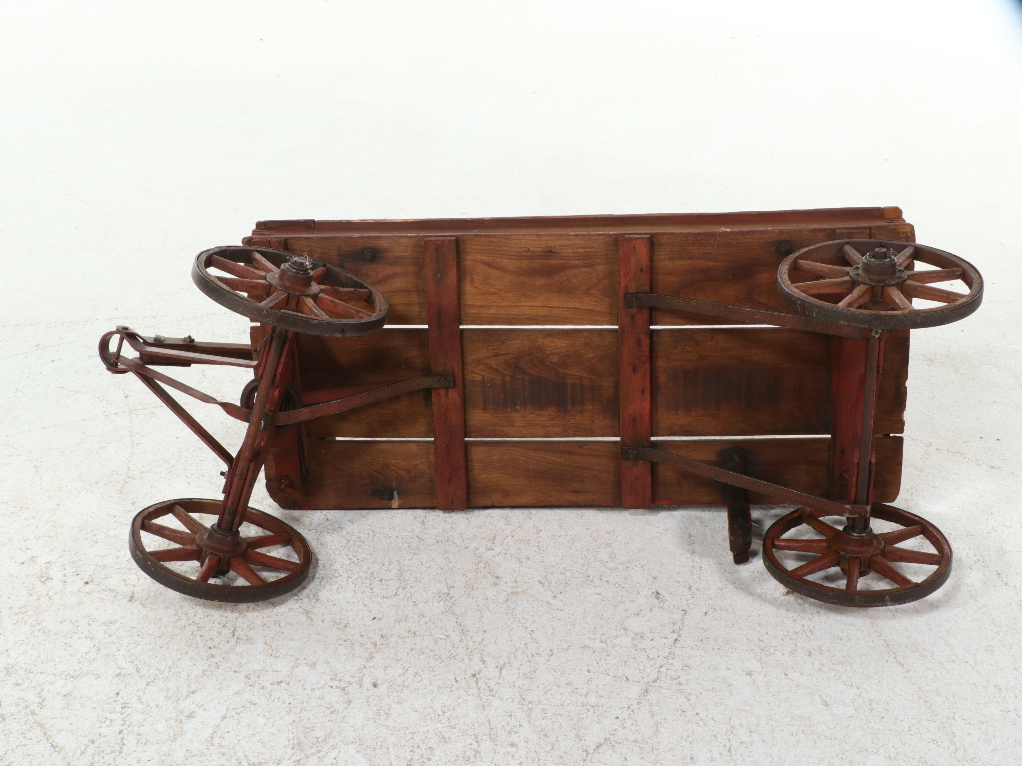 Late Victorian Style Wooden Wagon, Late 19th/Early 20th Century