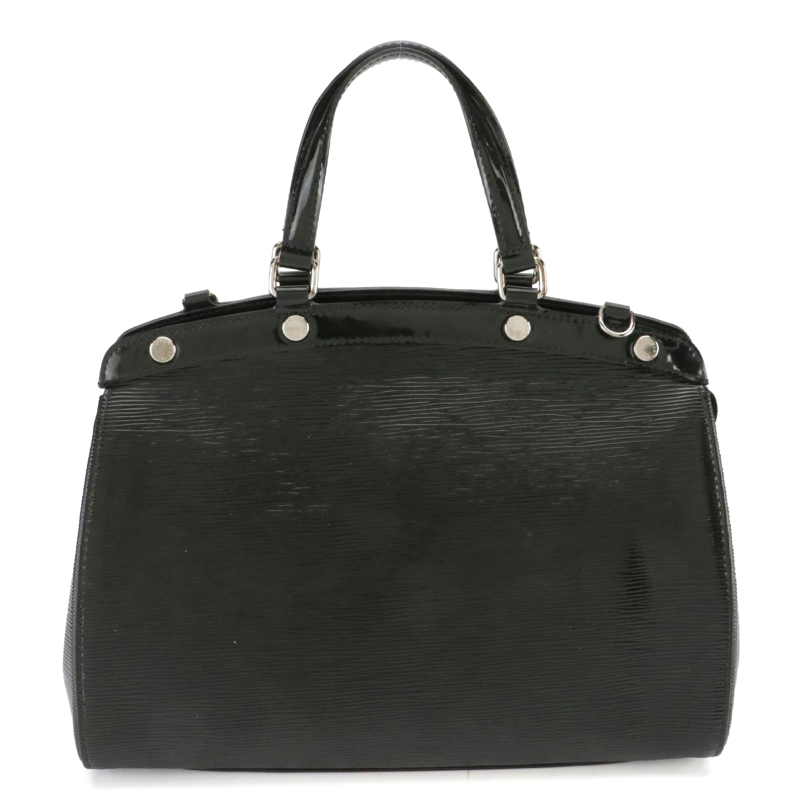 Louis Vuitton Brea MM Satchel Bag in Black Electric Epi Leather