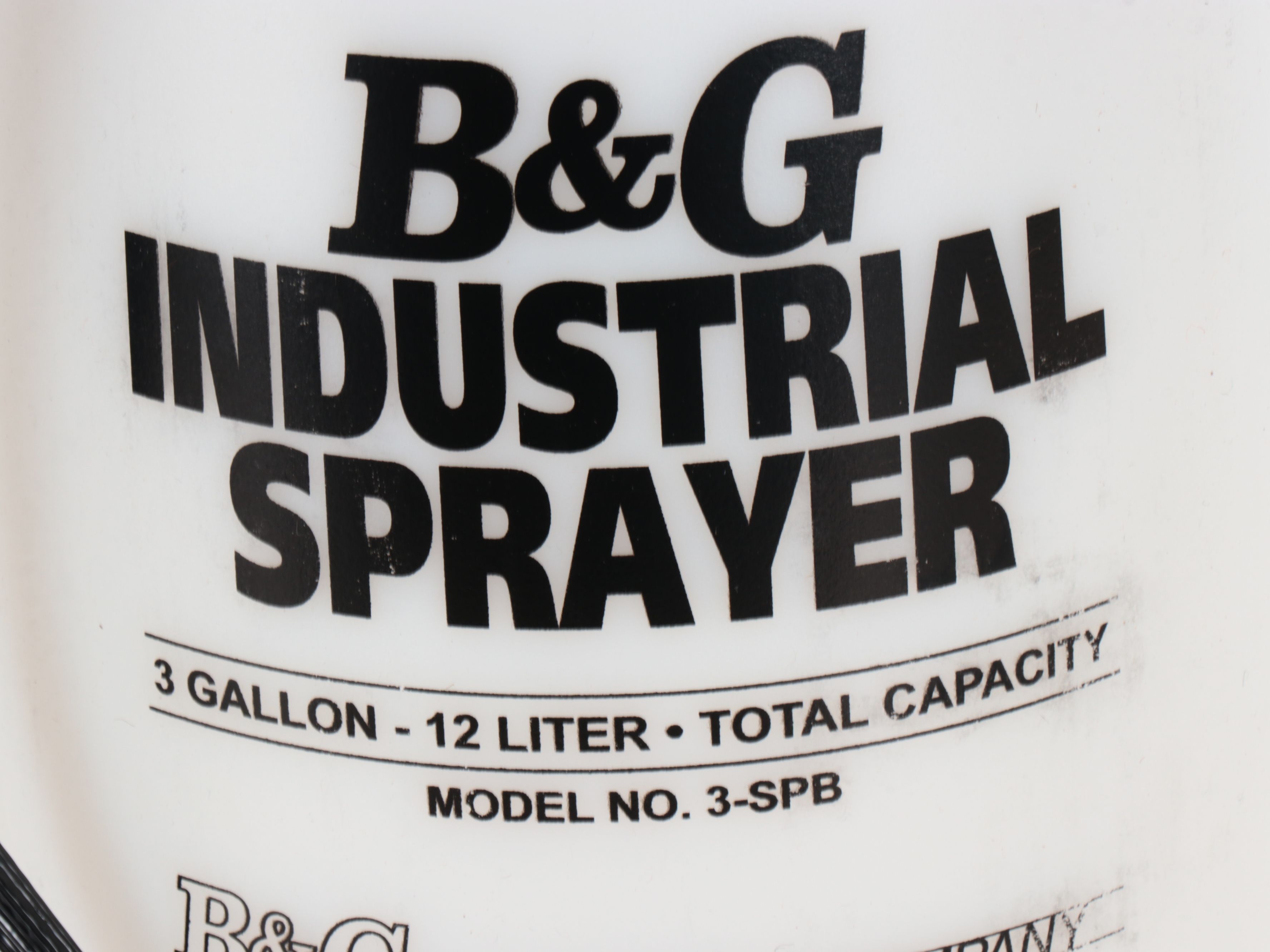 B & G Model 3-SPB 3 Gallon Industrial Sprayer