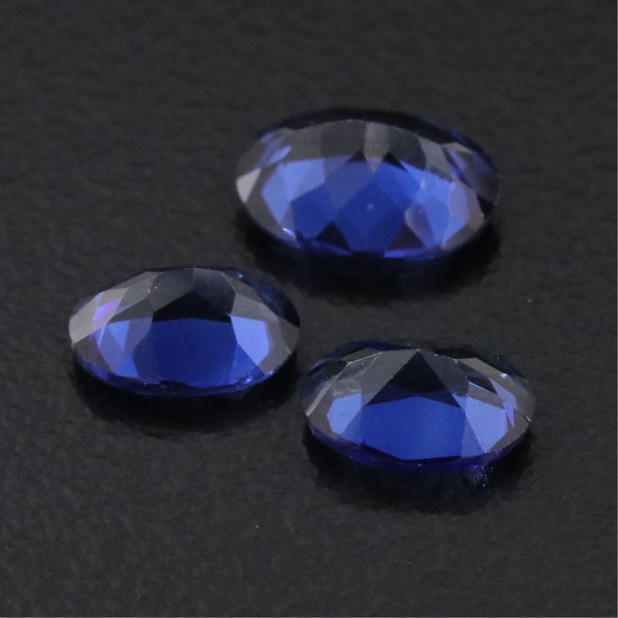 Loose 3.49 CTW Lab Grown Sapphire Lot