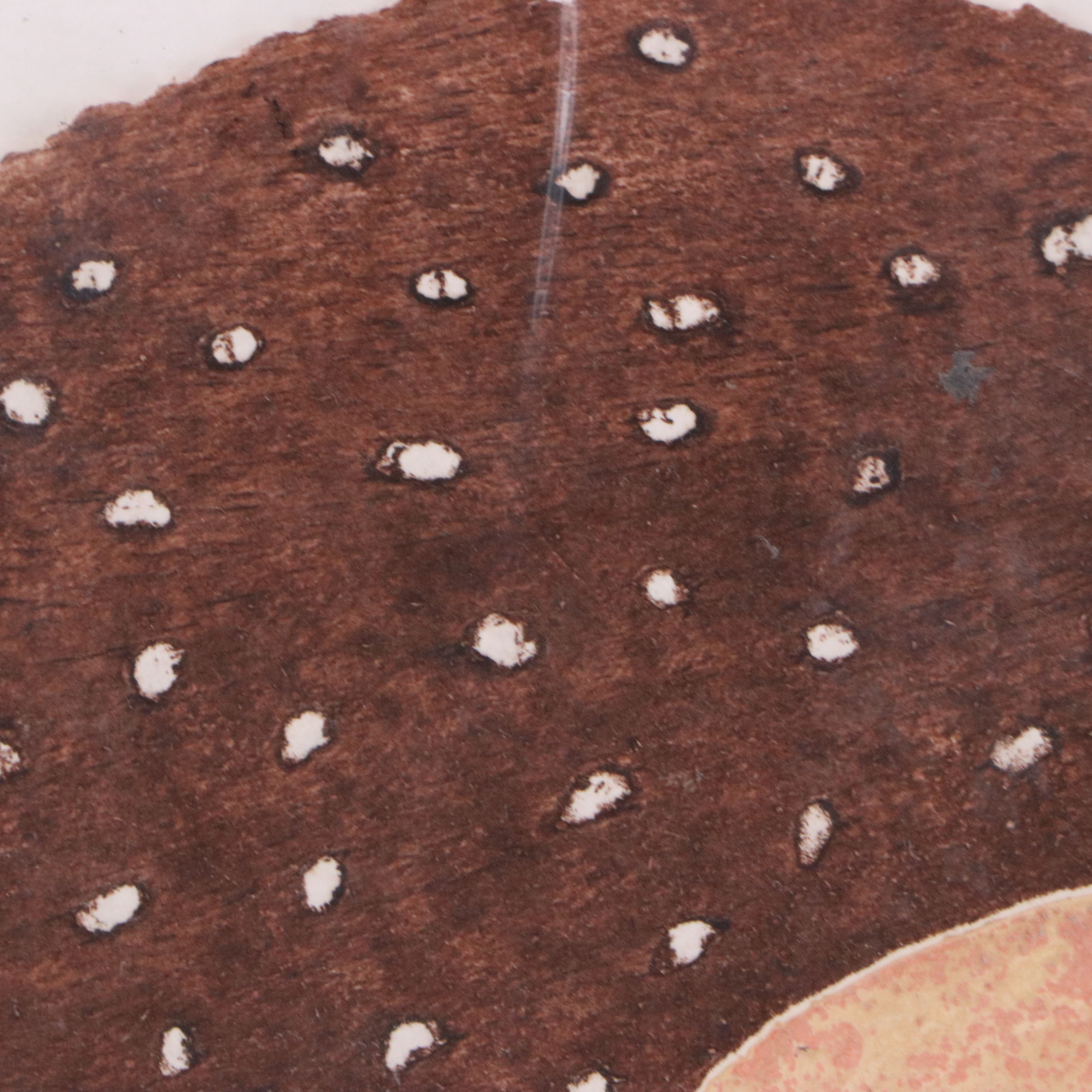 Alain Berck-Vitz African Mask Etching "Serenity"