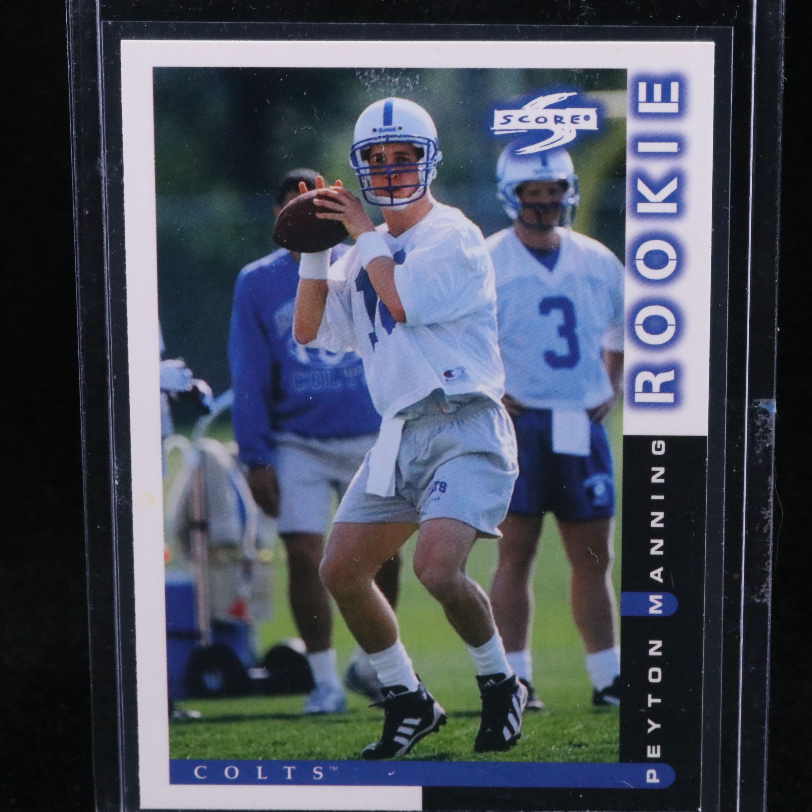 1998 Score Peyton Manning Indianapolis Colts Rookie Football Card
