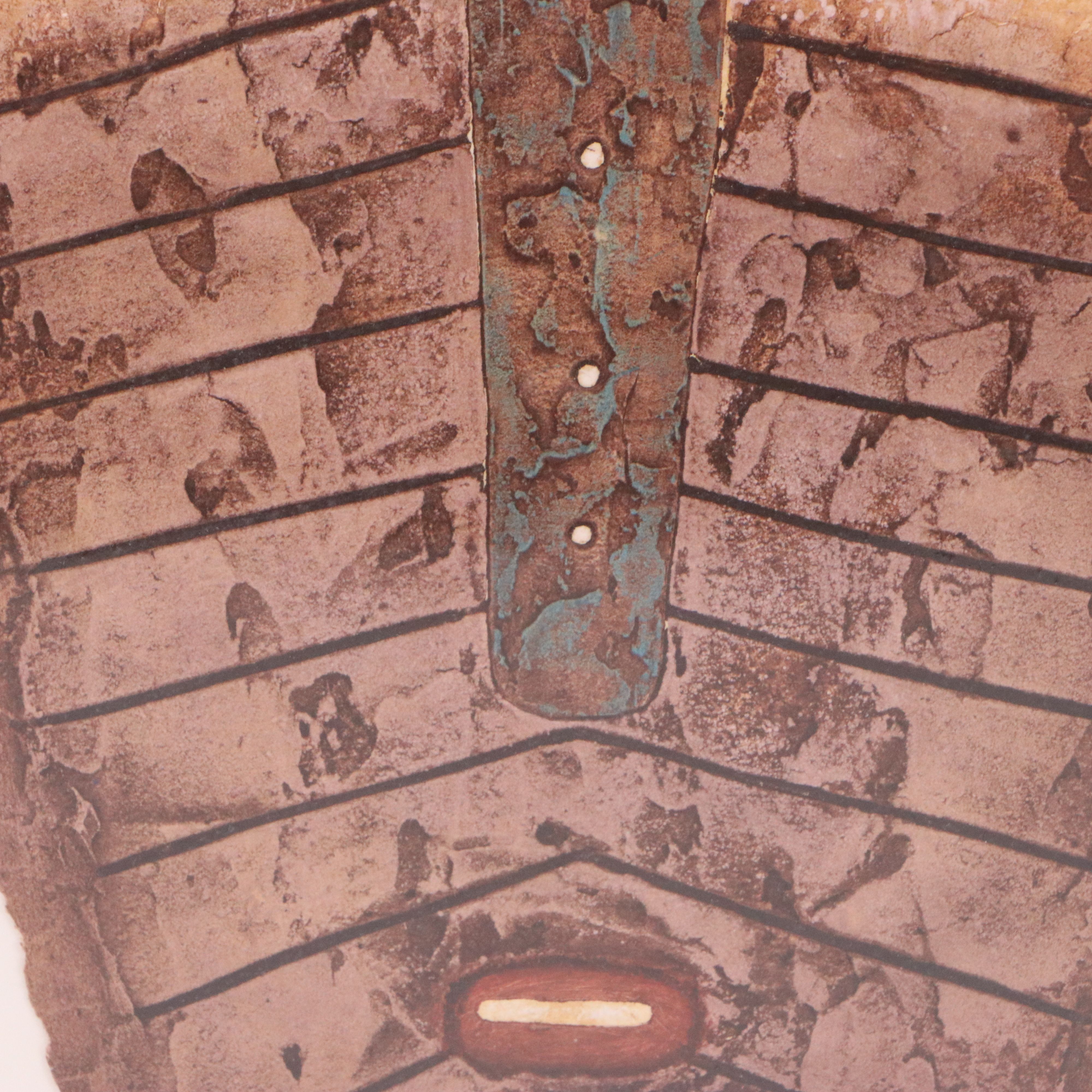 Alain Berck-Vitz African Mask Etching "Sorcier"