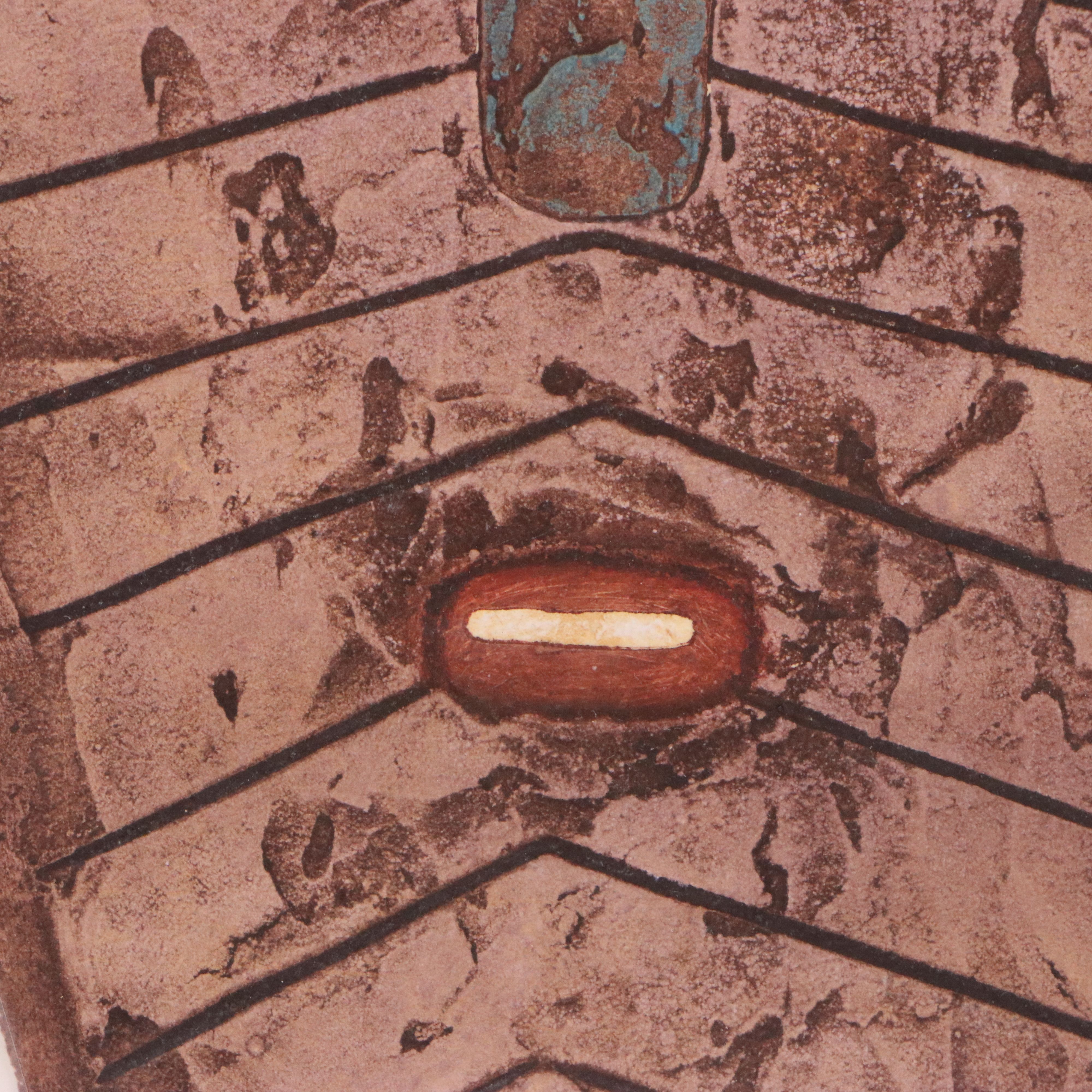 Alain Berck-Vitz African Mask Etching "Sorcier"