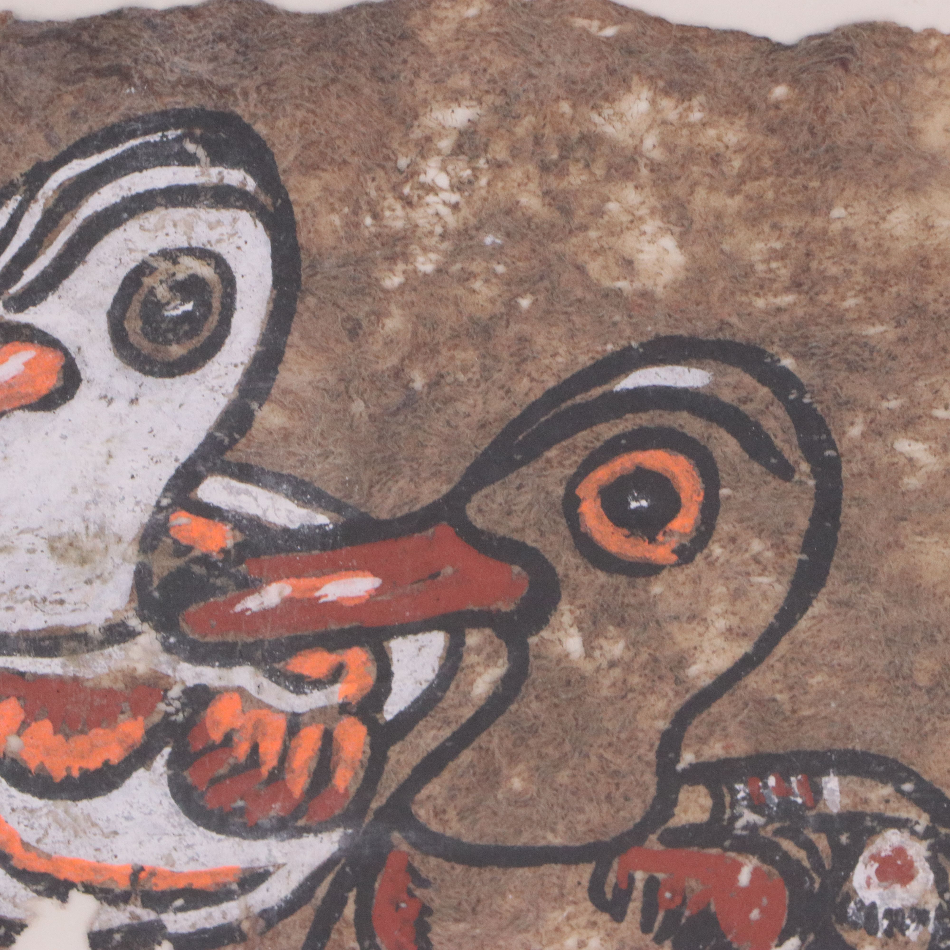 Amate Bark Painting Attributed to Ignacio Dan, Circa 1979