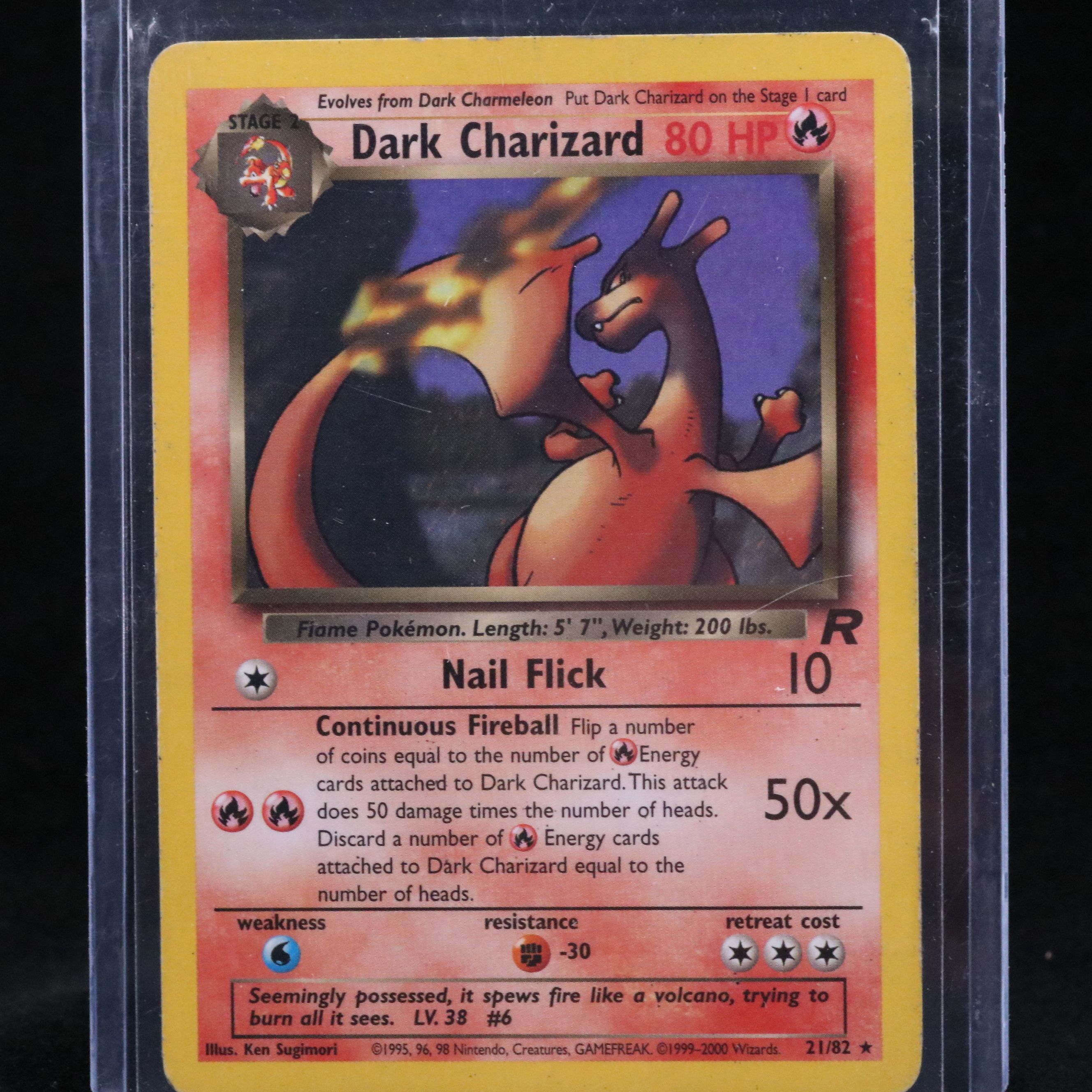 Team Rocket Dark Charizard Pokémon Card