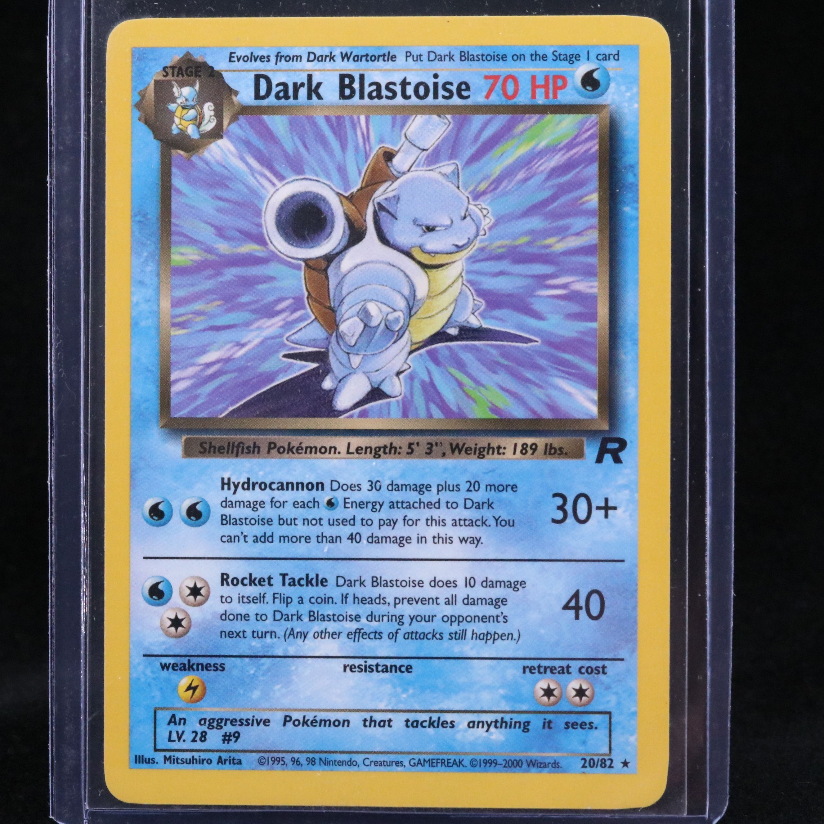 Team Rocket Dark Blastoise Pokémon Card