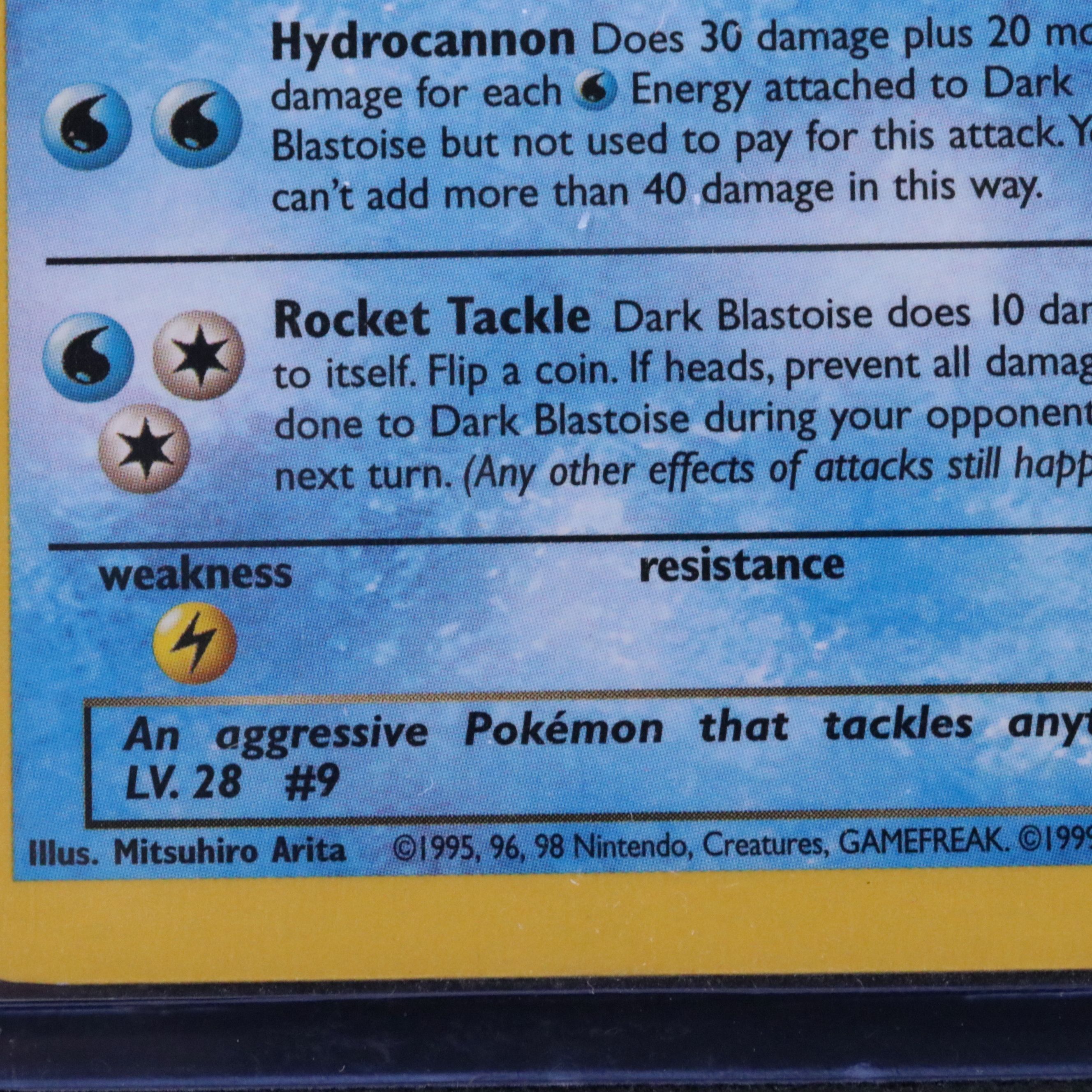 Team Rocket Dark Blastoise Pokémon Card