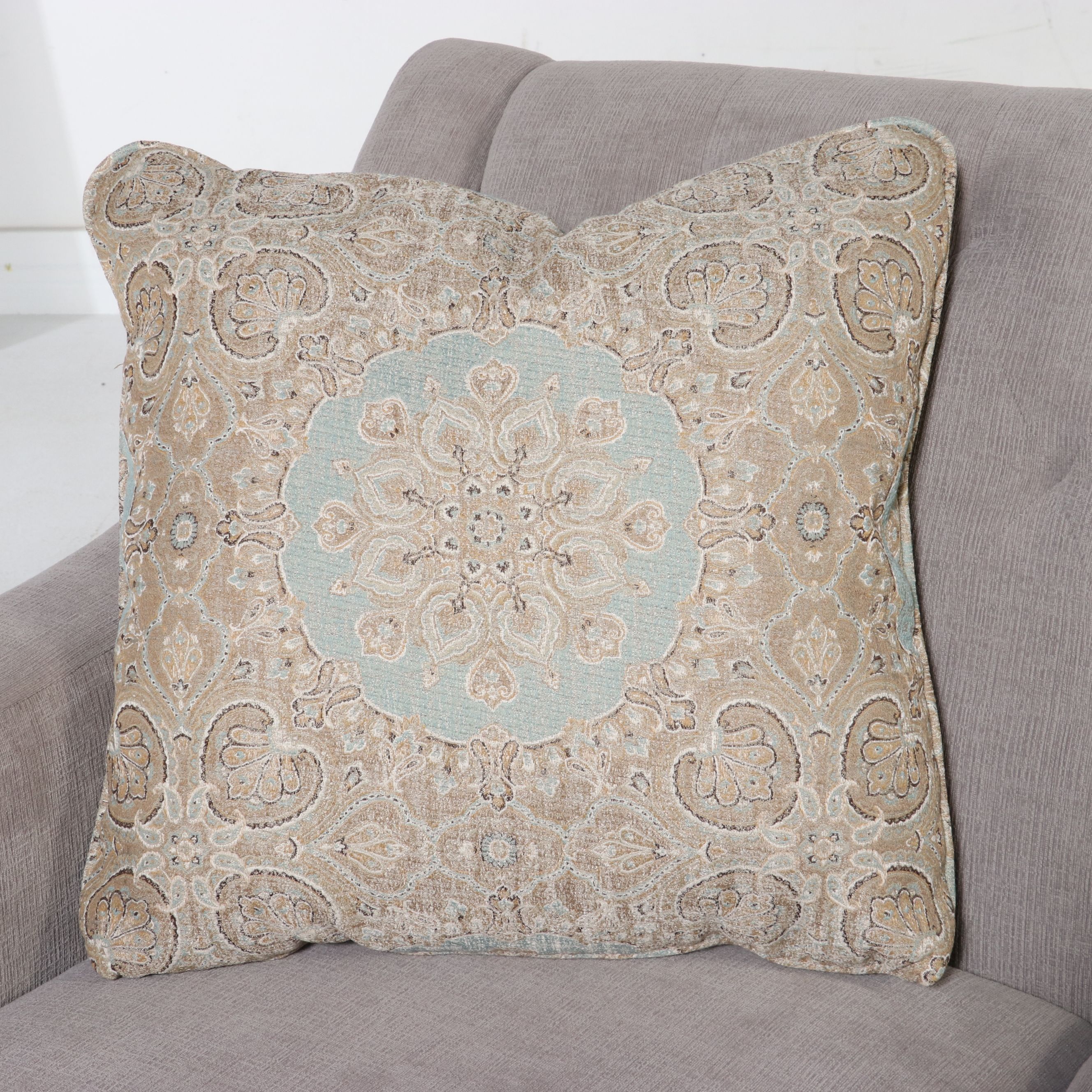 Dorel Living Tufted Three-Cushion Sofa, 2018