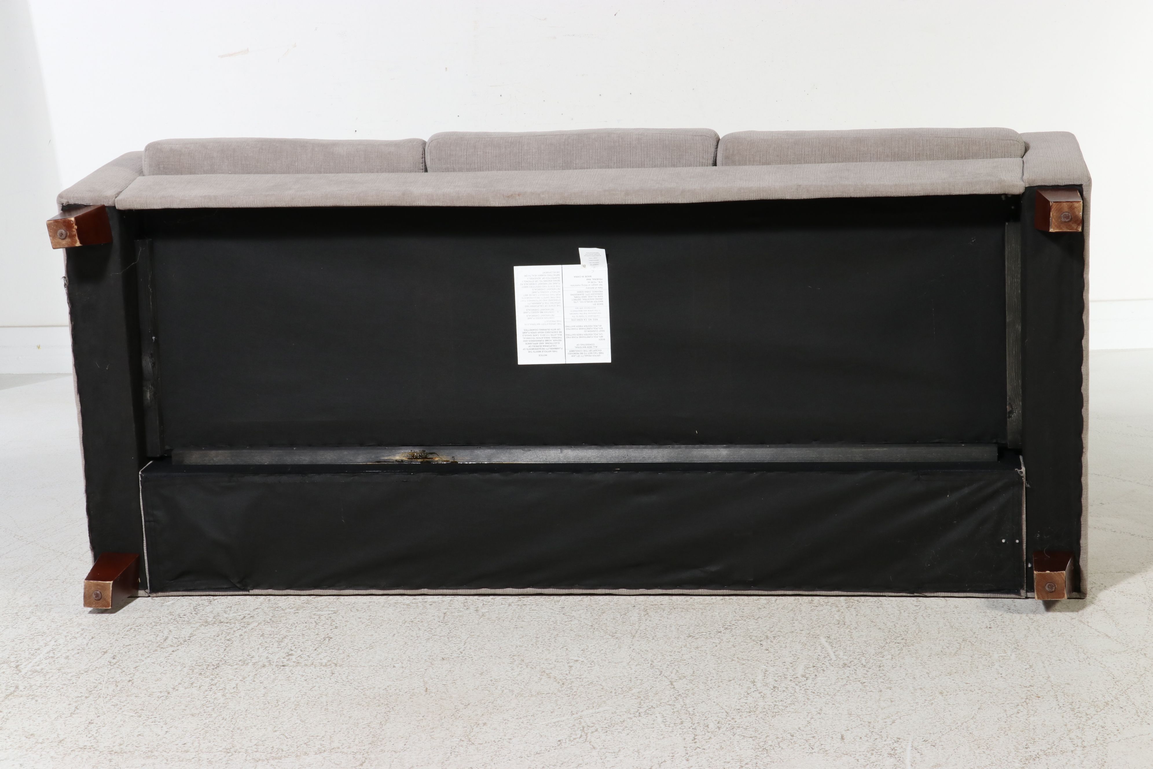 Dorel Living Tufted Three-Cushion Sofa, 2018