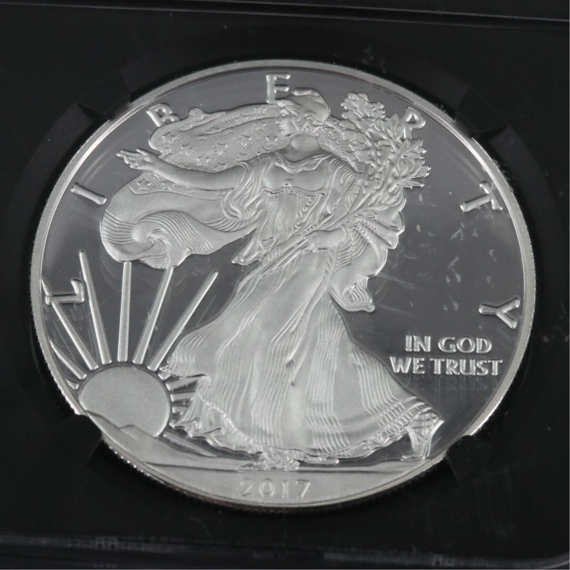 NGC PF70 Ultra Cameo 2017-S U.S. Silver Eagle Proof Coin