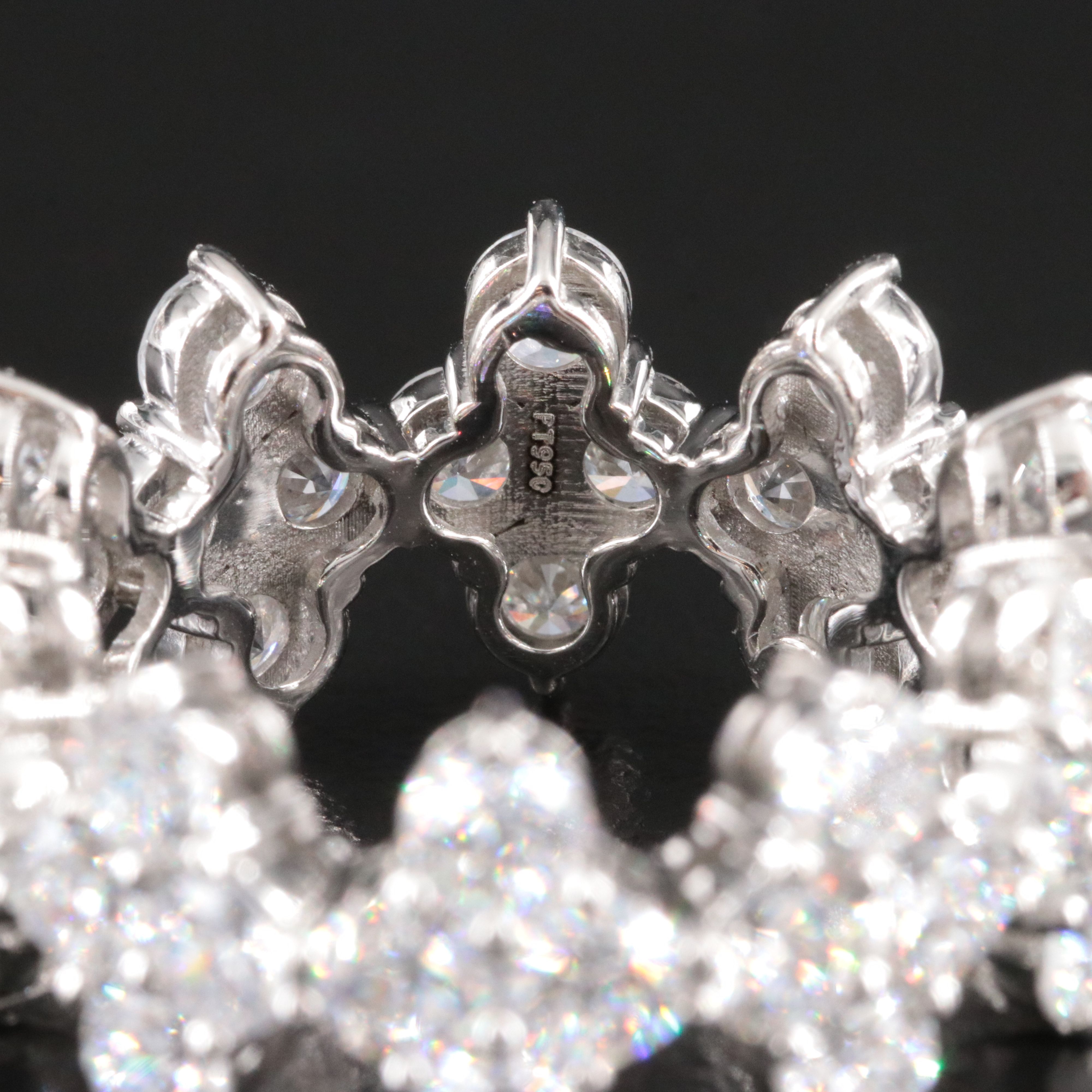 Platinum 5.79 CTW Lab Grown Diamond Eternity Band